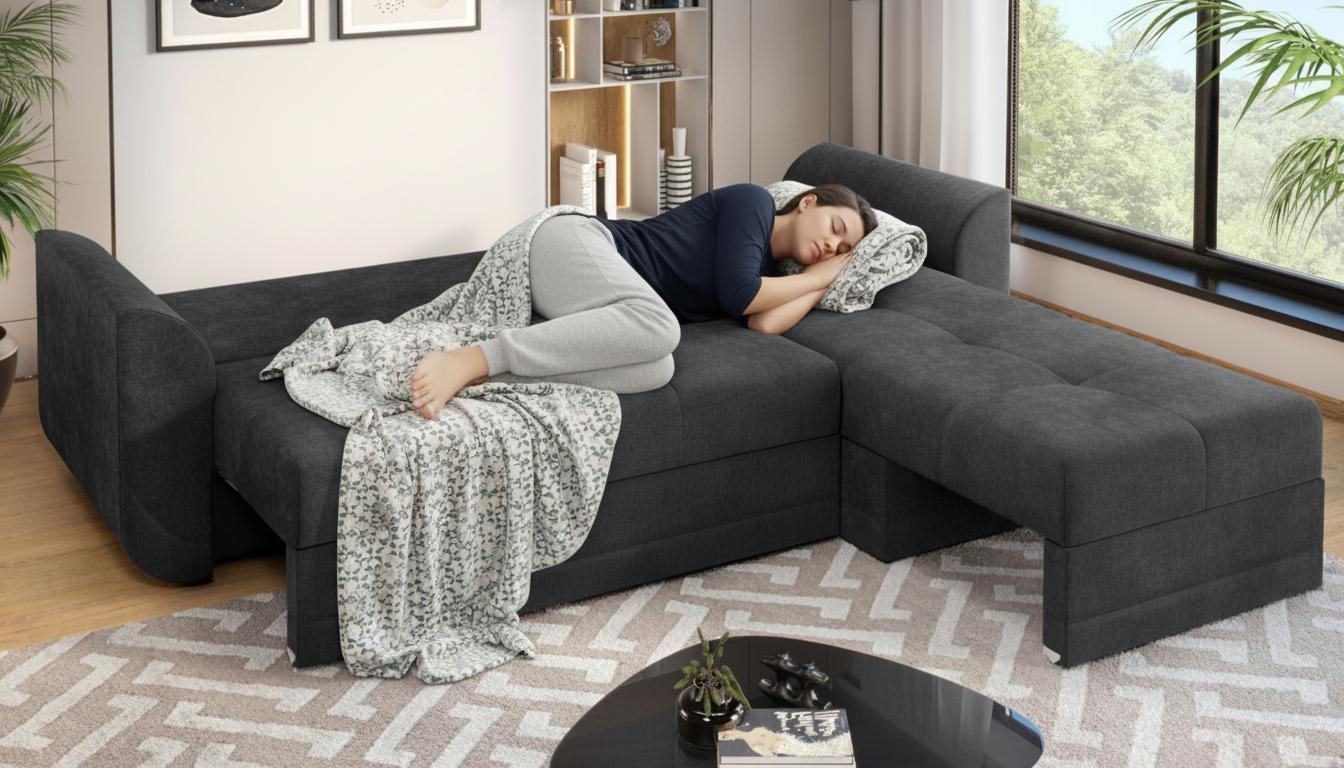 Extendable corner sofa Modus, grey  11