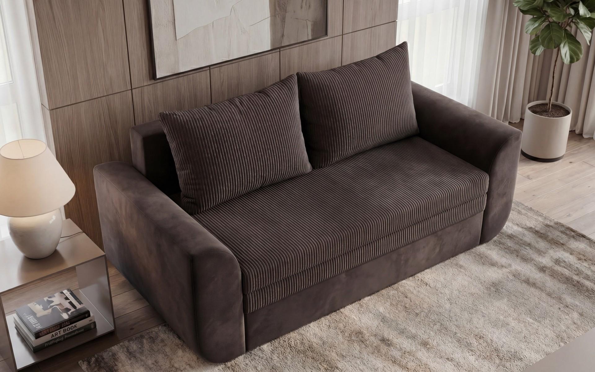 Extendable sofa Modus, light brown  4