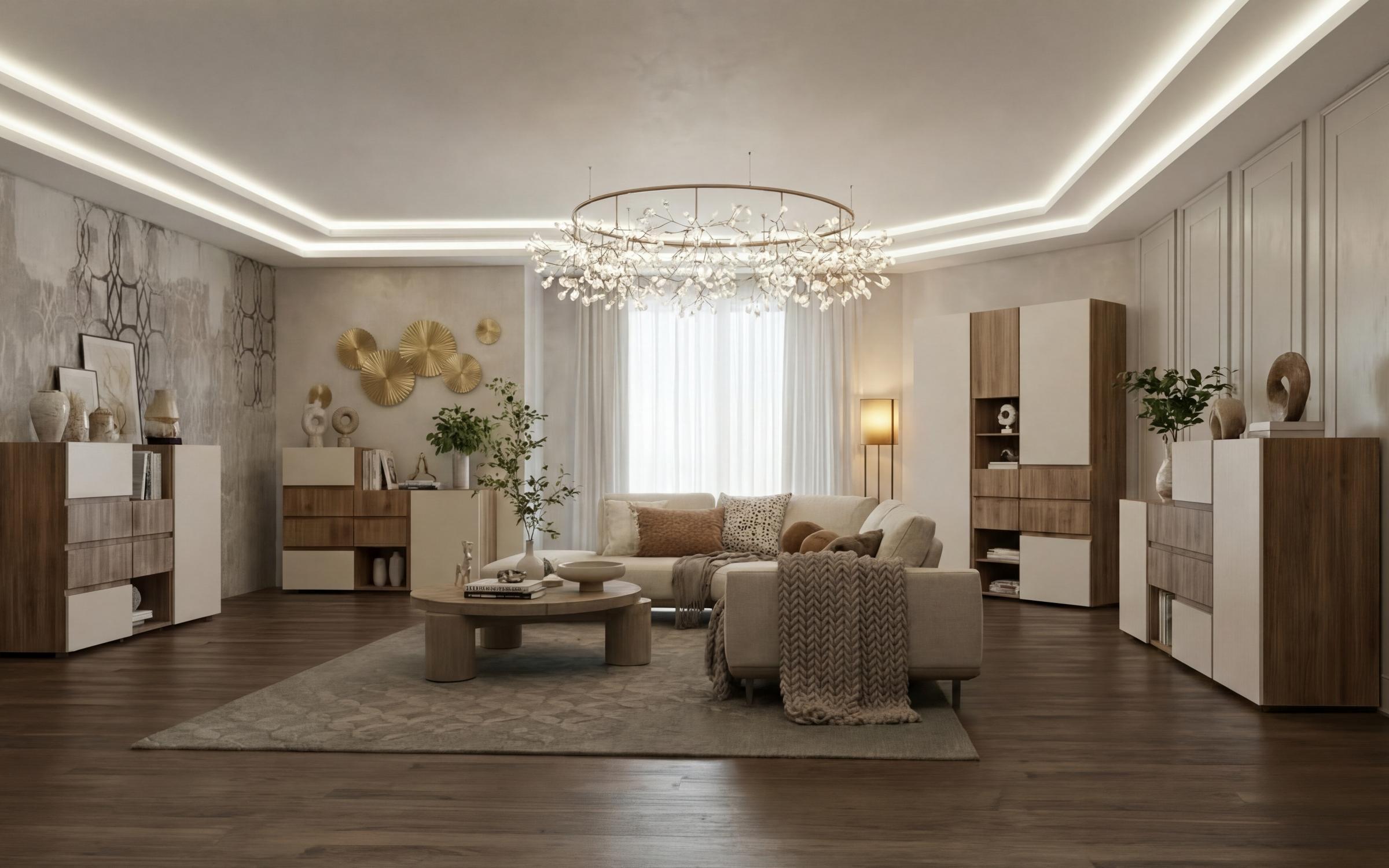Cabinet Nate M, Cognac oak + cashmere  6