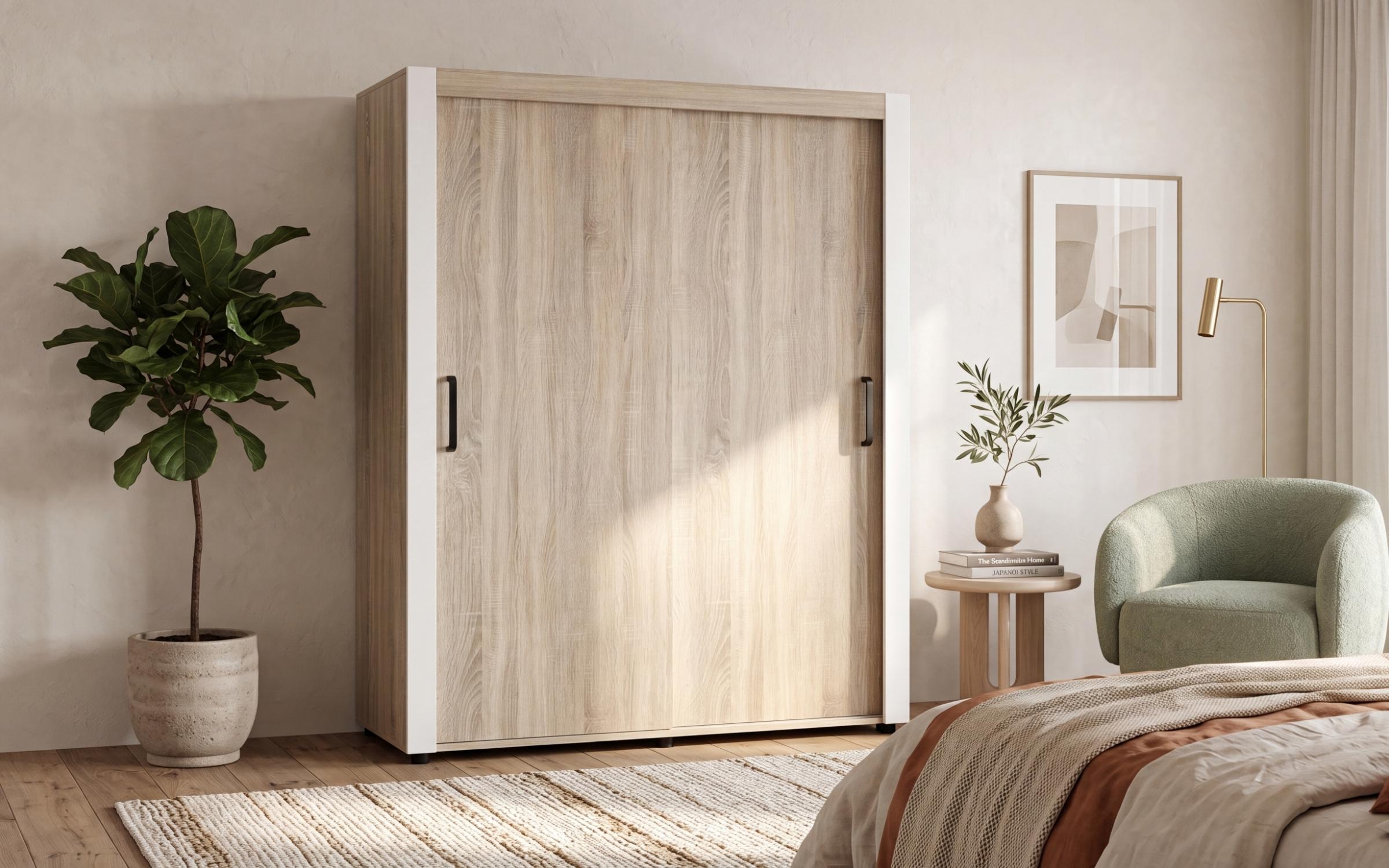 Bedroom furniture set for children's room for mattress 120/200 Nemo, white + Sonoma oak  8