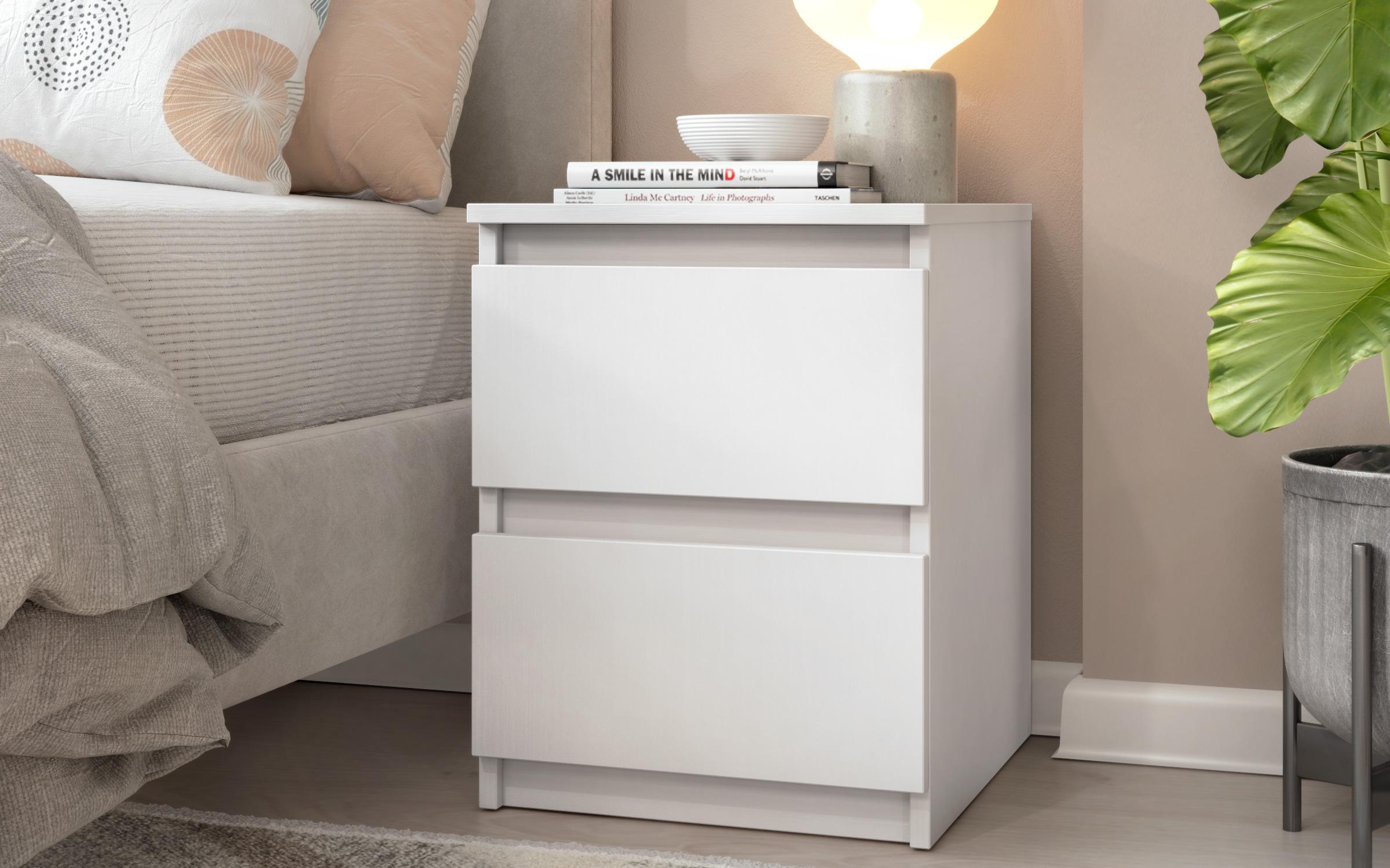 Nightstand Bianko, white  1