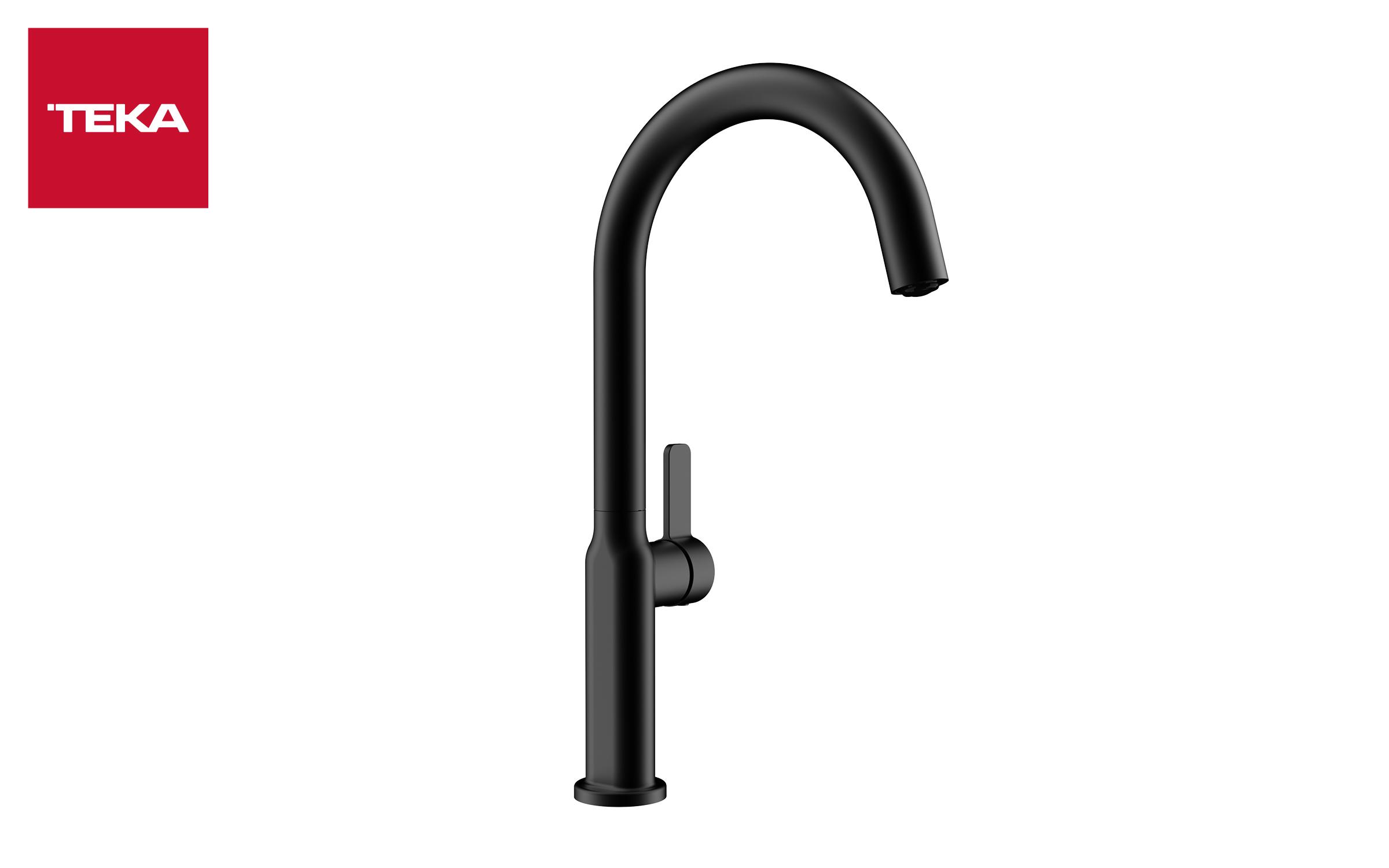 Mixer tap TEKA Oval 915, black  3