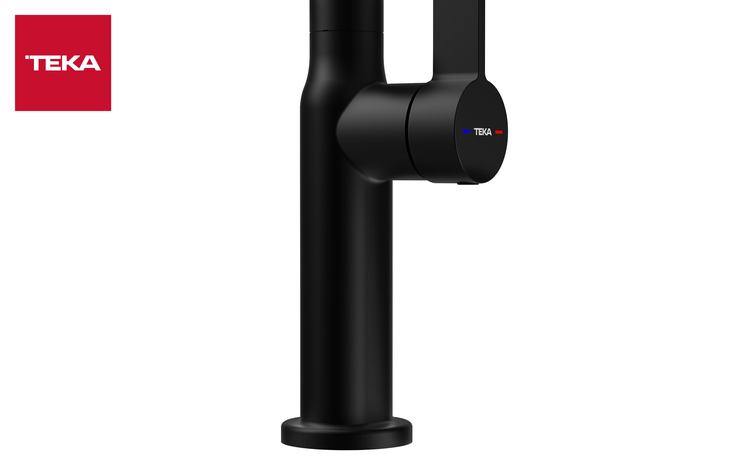 Mixer tap TEKA Oval 915, black  5