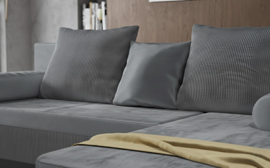 Extendable corner sofa Delano, grey  8