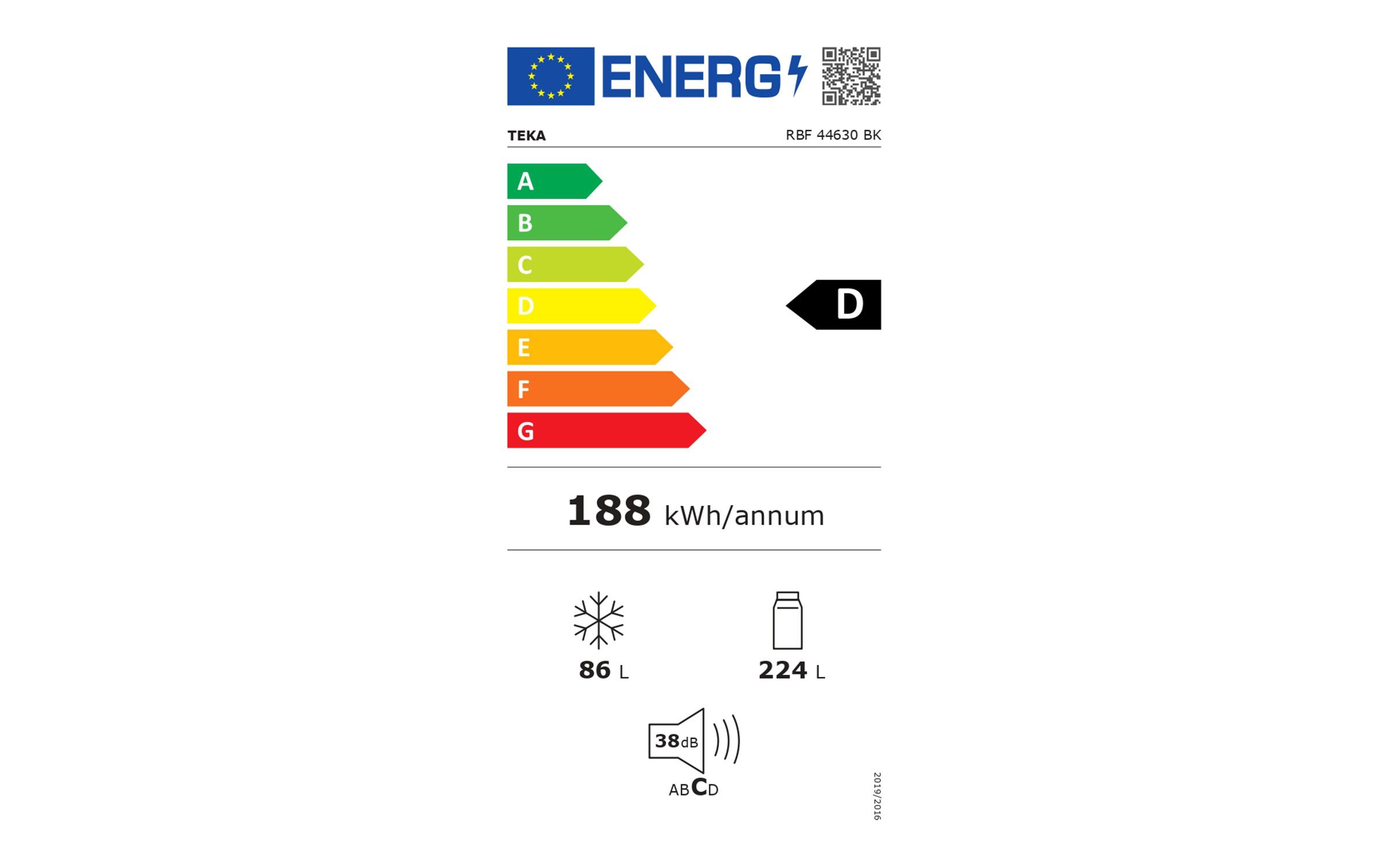 Combined refrigerator TEKA RBF 44630, white  6