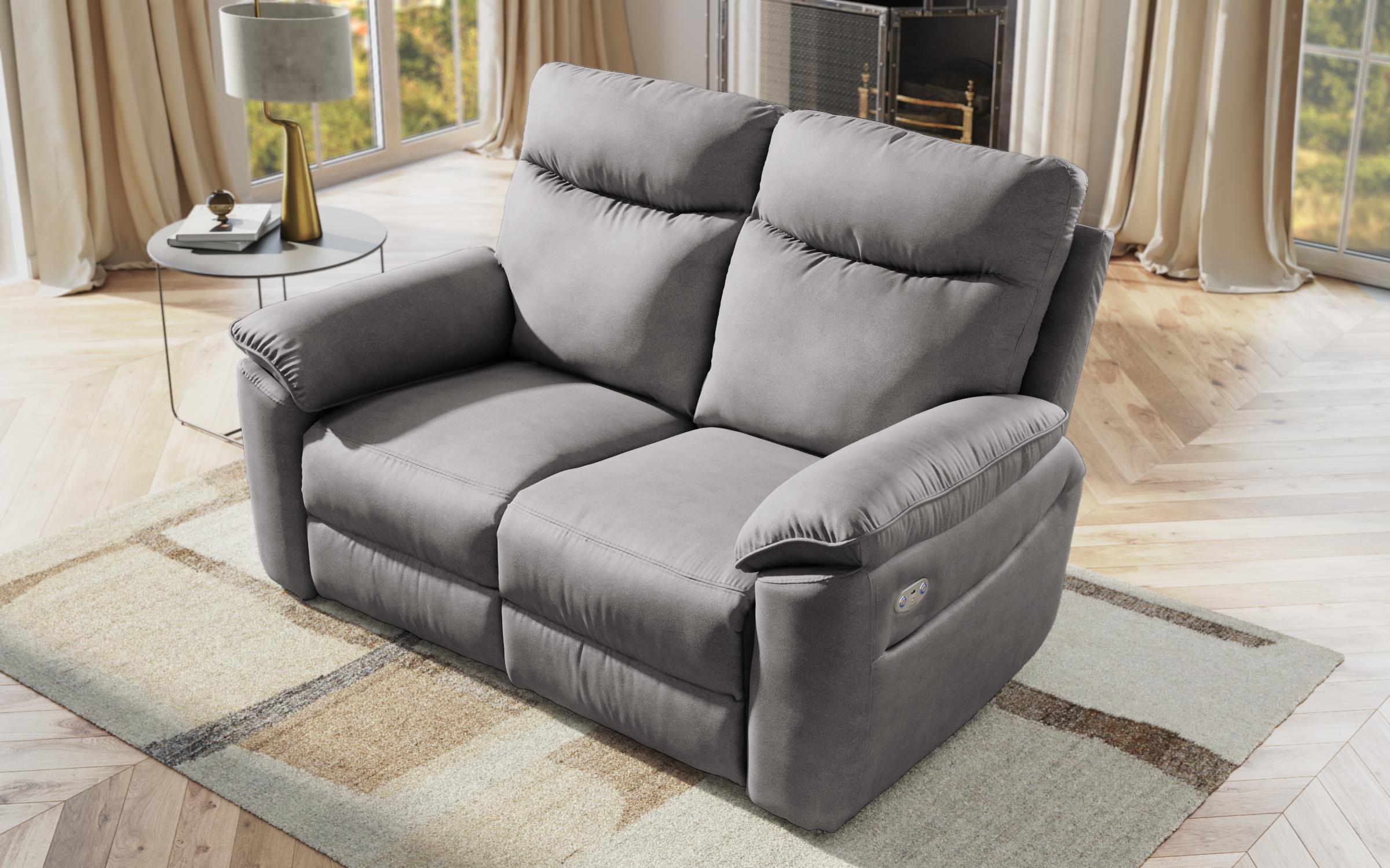 Two-seater recliner /with electric mechanism/ Adesto, grey  7