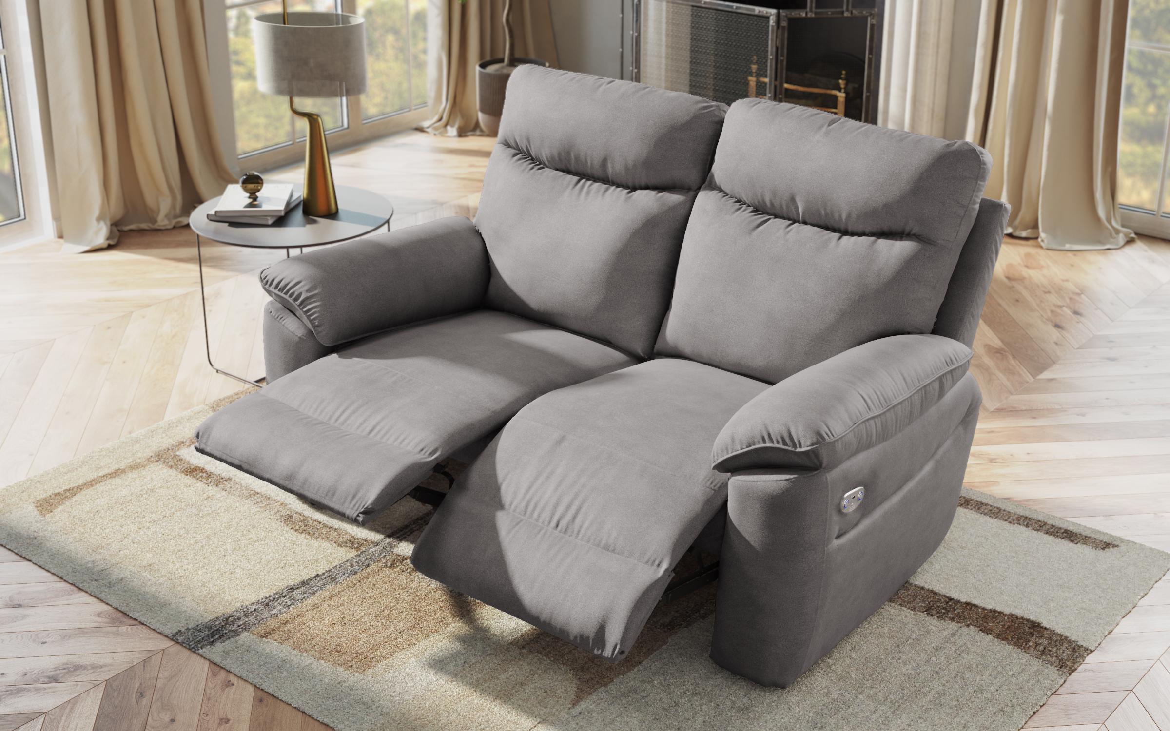 Two-seater recliner /with electric mechanism/ Adesto, grey  9