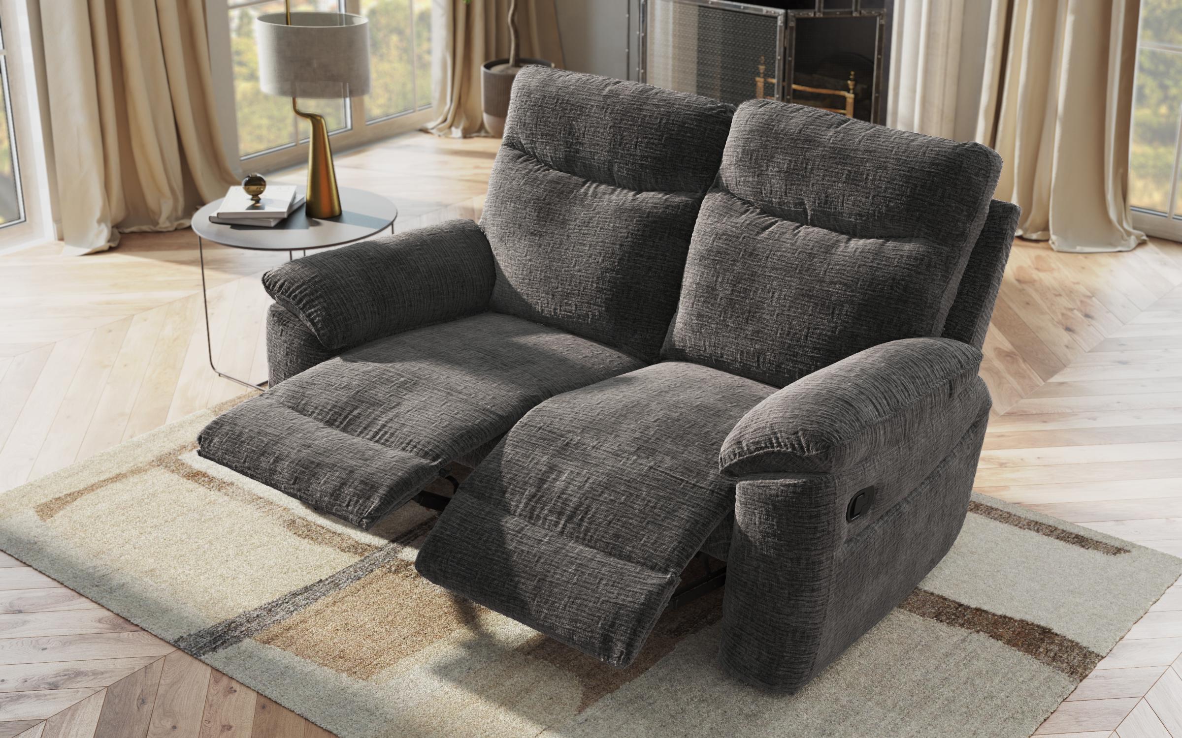 Recliner Adesto, two-seater /with manual mechanism/, dark grey  6