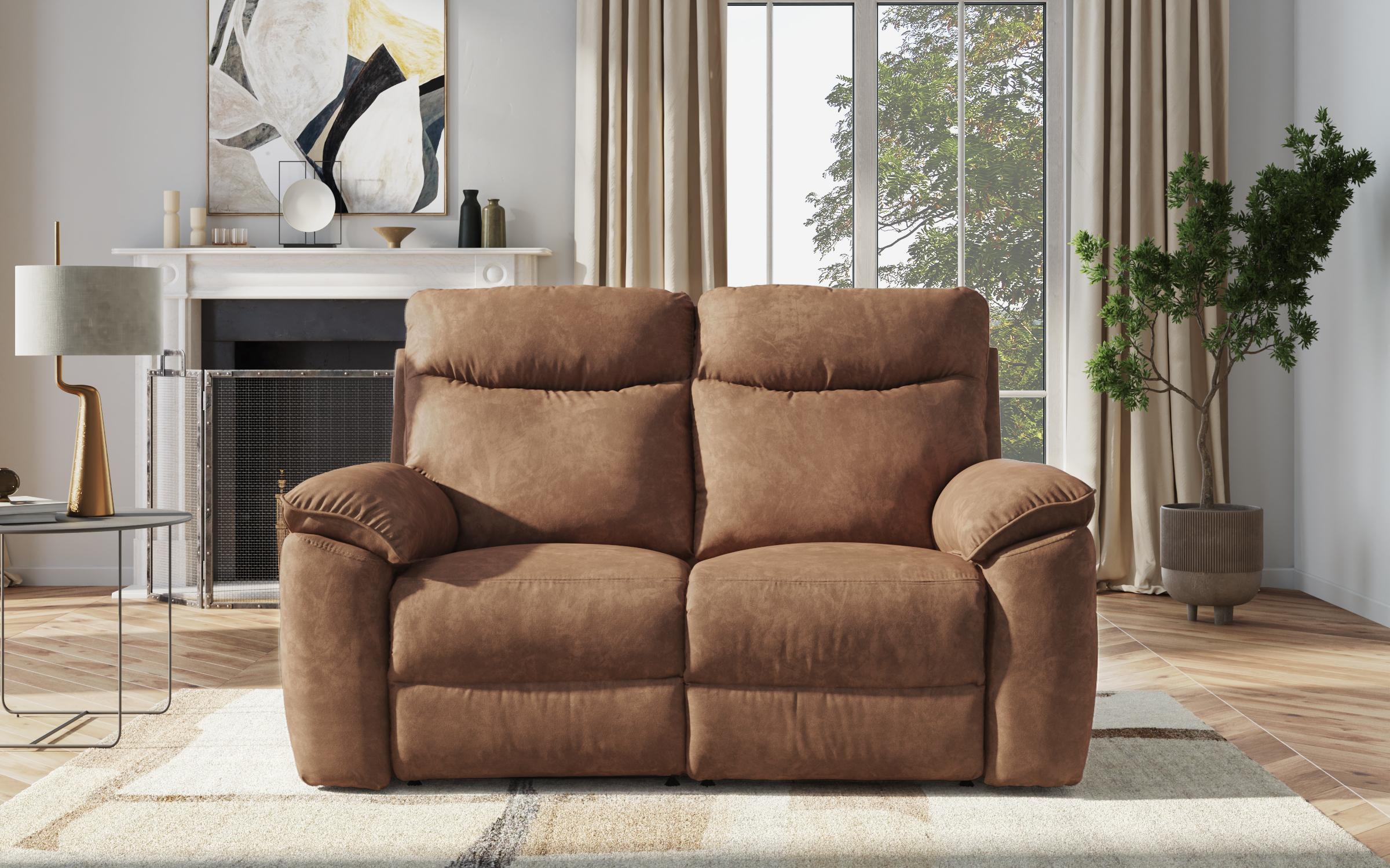 Recliner Adesto, two-seater /without mechanism/, brown  7