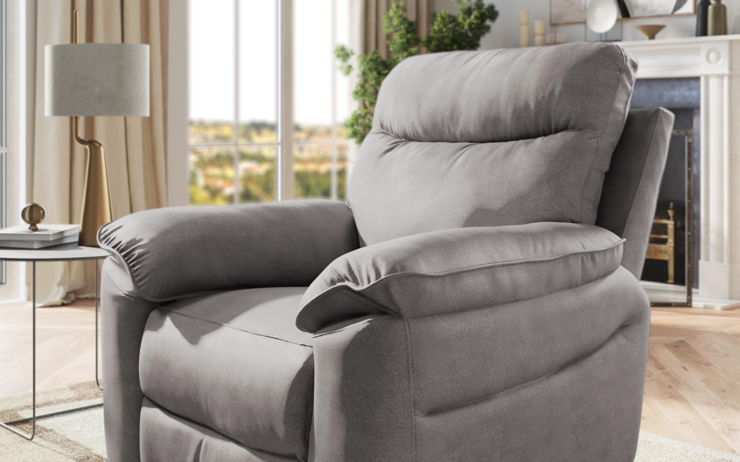 Armchair recliner /without mechanism/ Adesto, grey  4