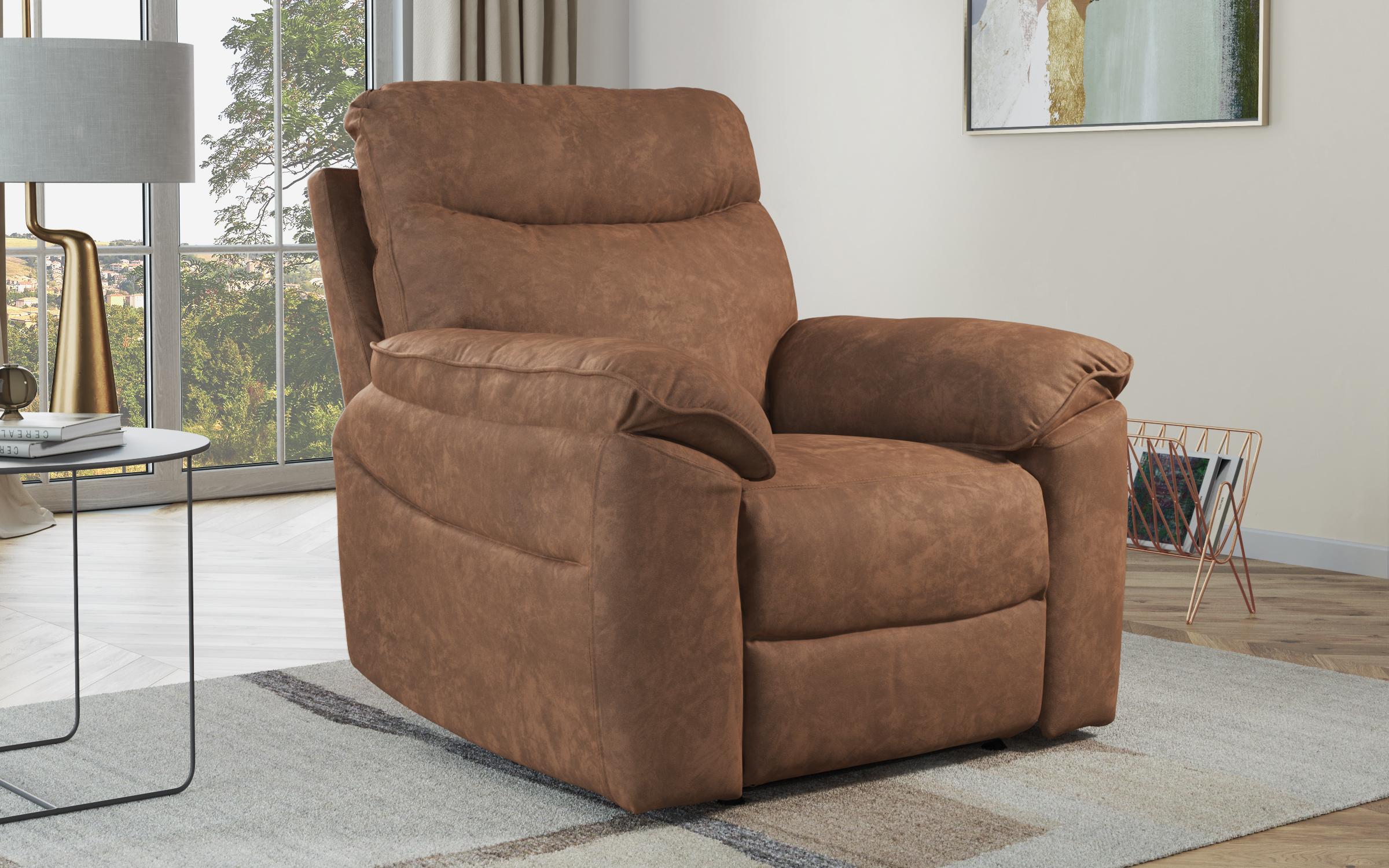 Recliner Adesto, armchair /without mechanism/, brown  1