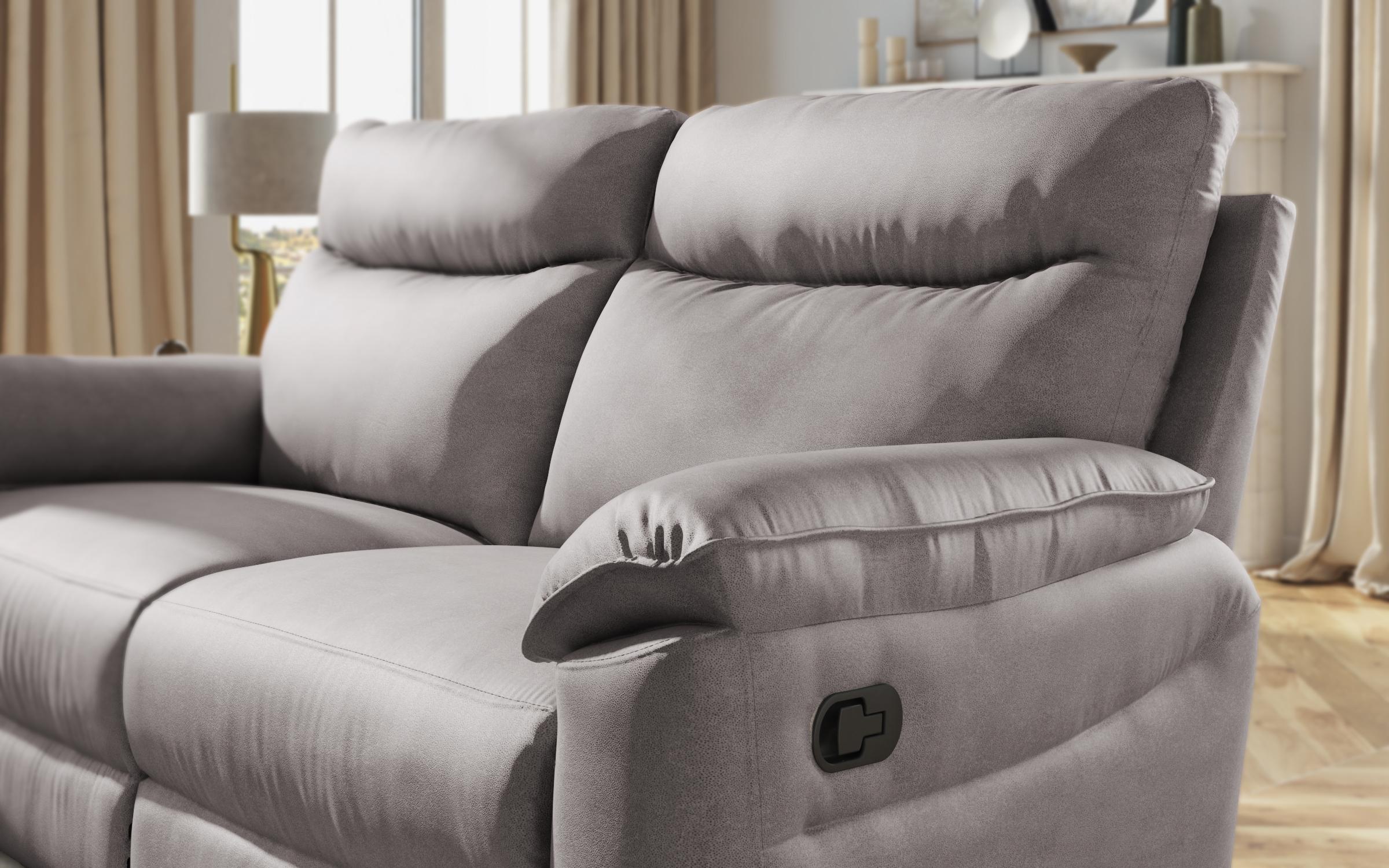 Three-seater recliner /with manual mechanism/ Adesto, grey  5