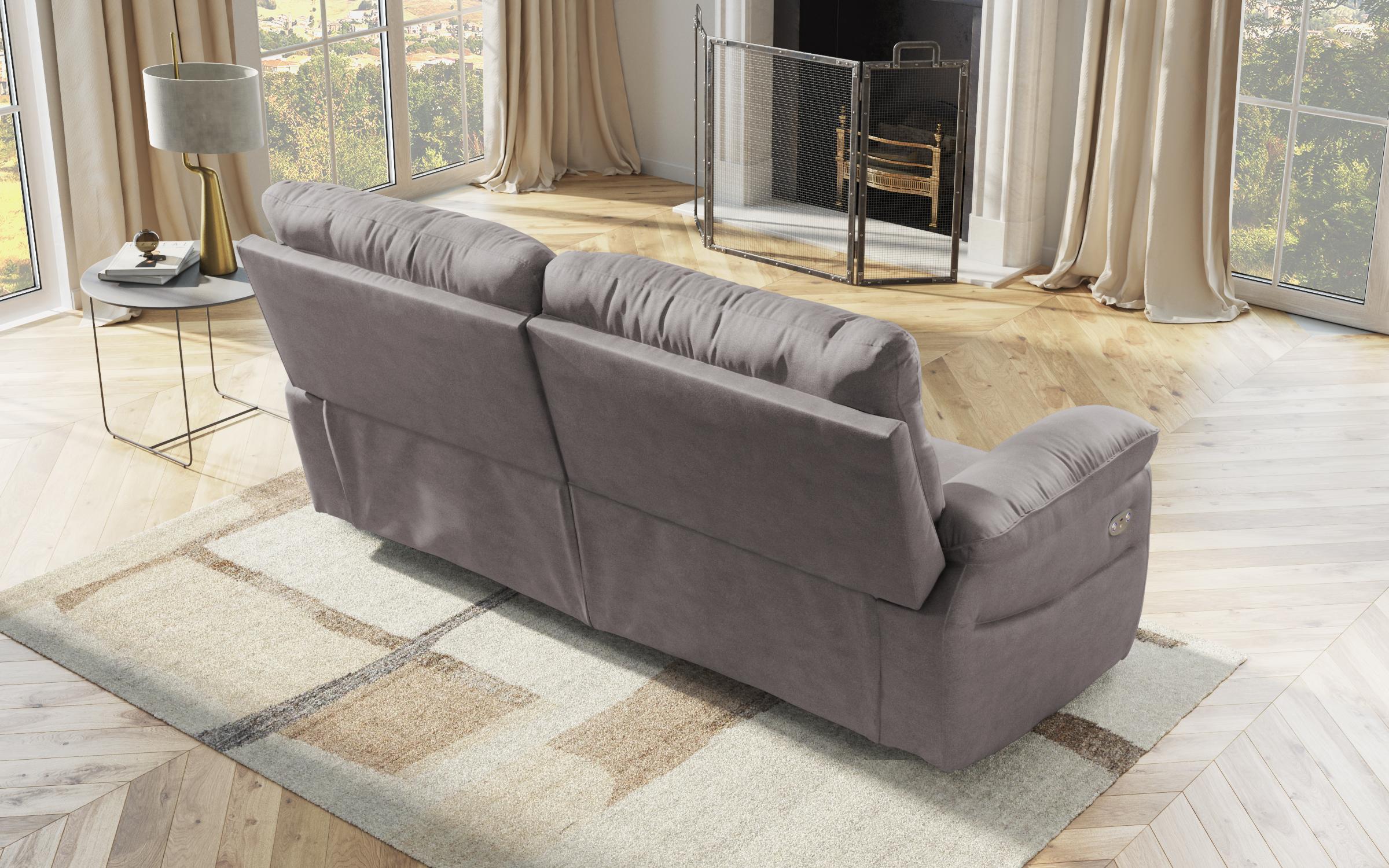 Three-seater recliner /with electric mechanism/ Adesto, grey  8