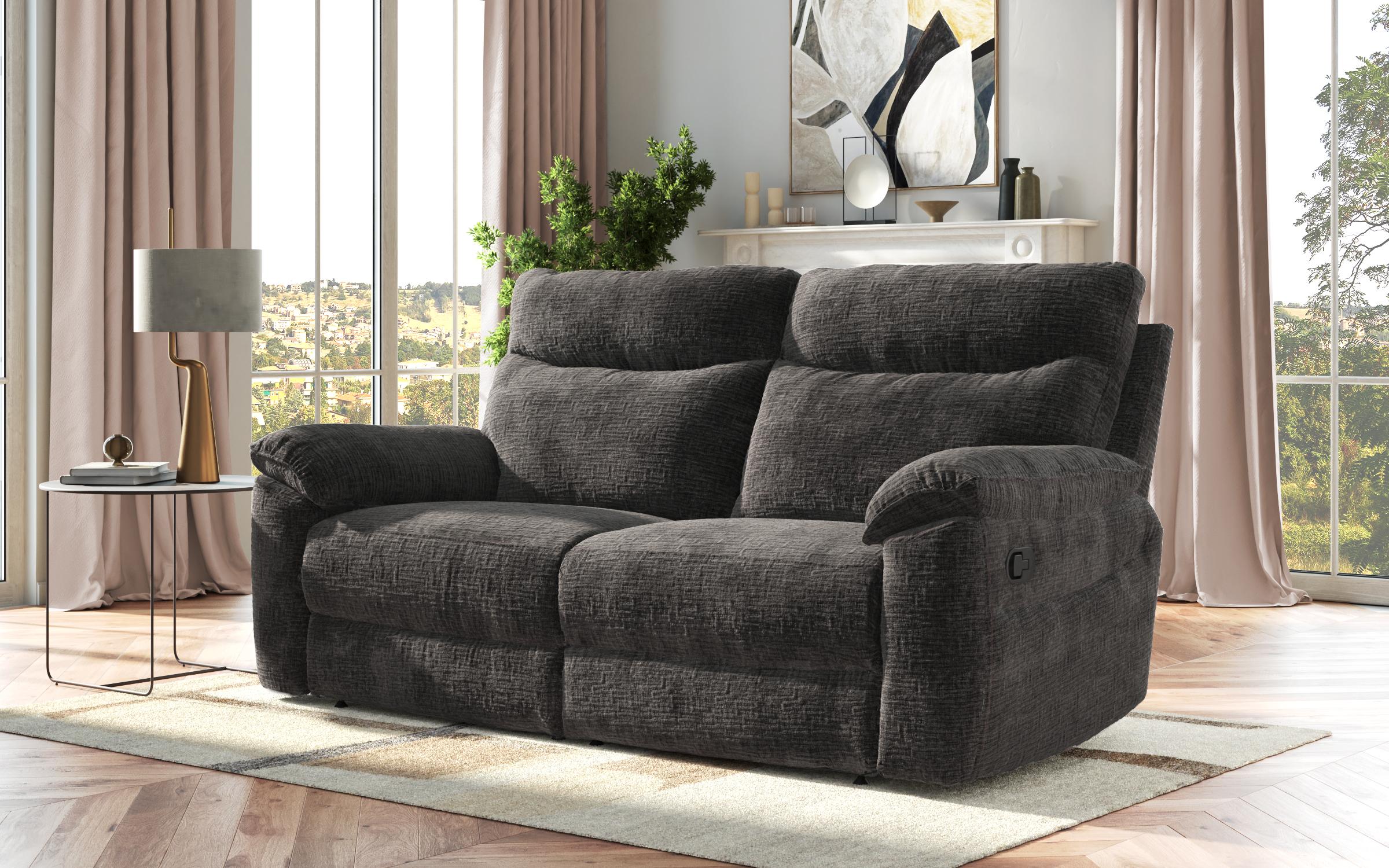 Three-seater recliner /with manual mechanism/ Adesto, dark grey  9