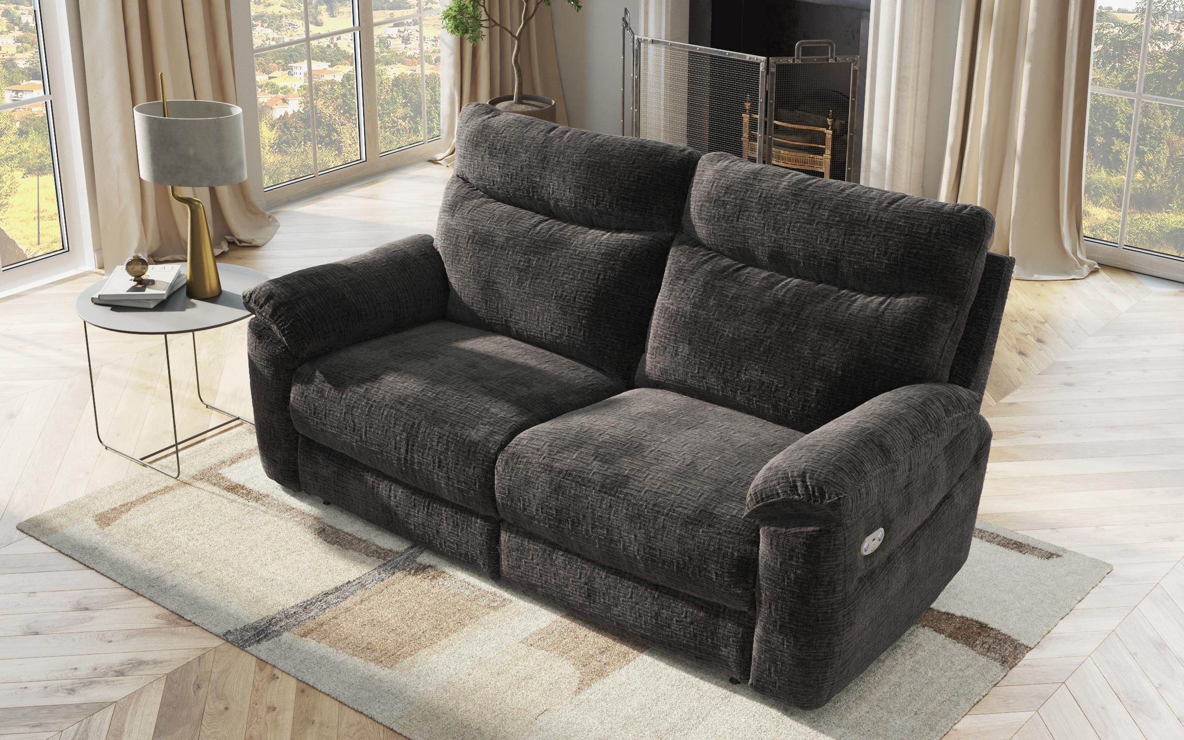 Three-seater recliner /with electric mechanism/ Adesto, dark grey  5