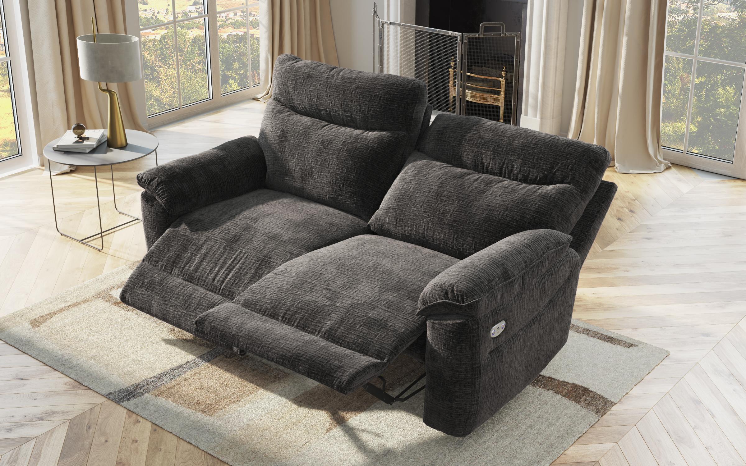 Three-seater recliner /with electric mechanism/ Adesto, dark grey  7