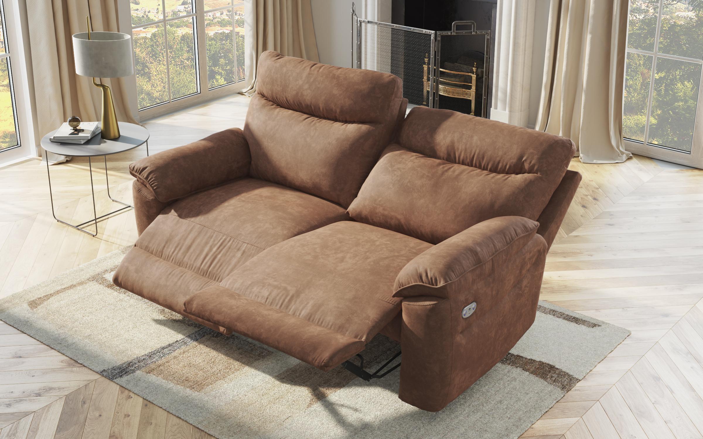 Three-seater recliner /with electric mechanism/ Adesto, brown  7