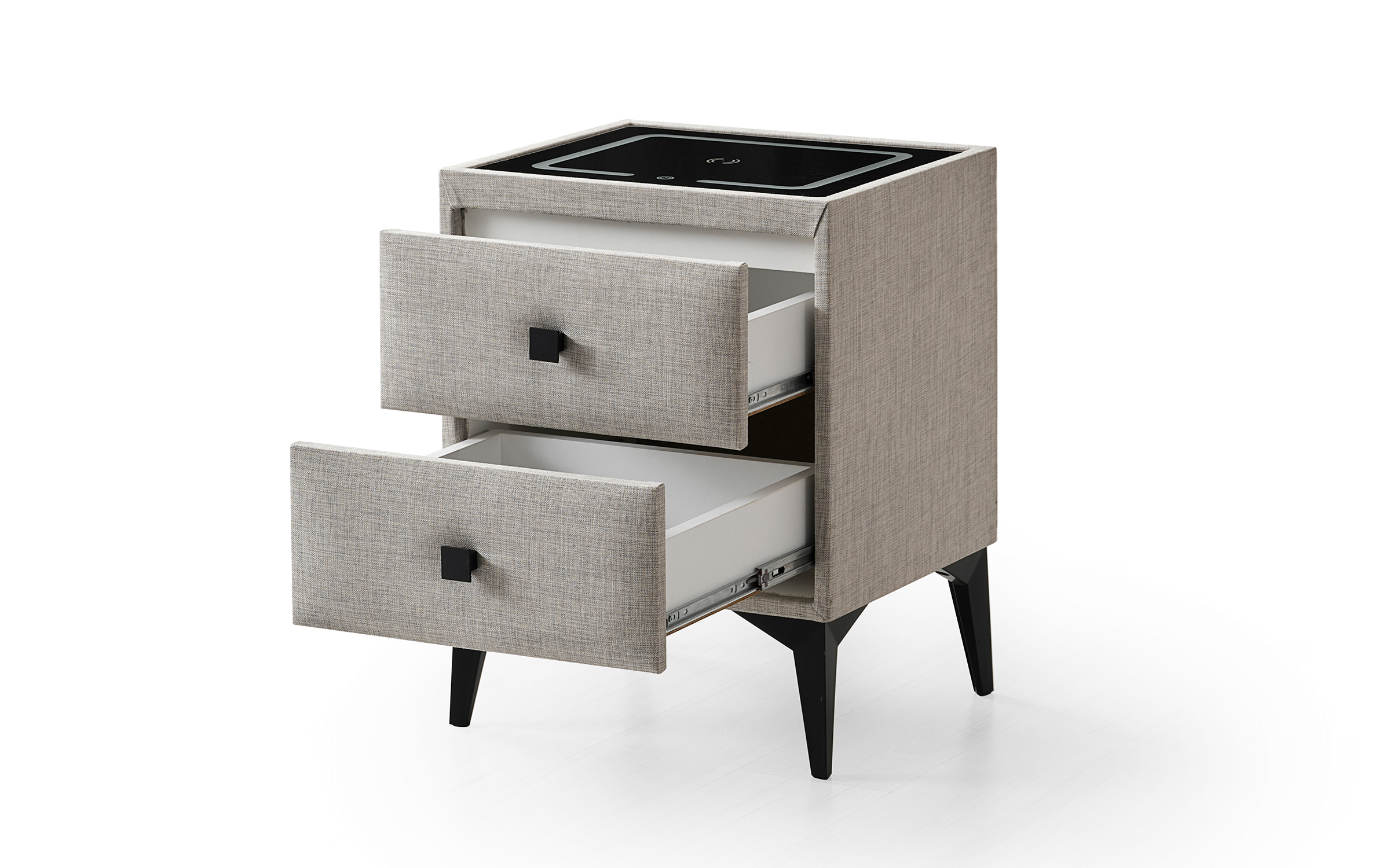 Nightstand Florence Smart, grey  2