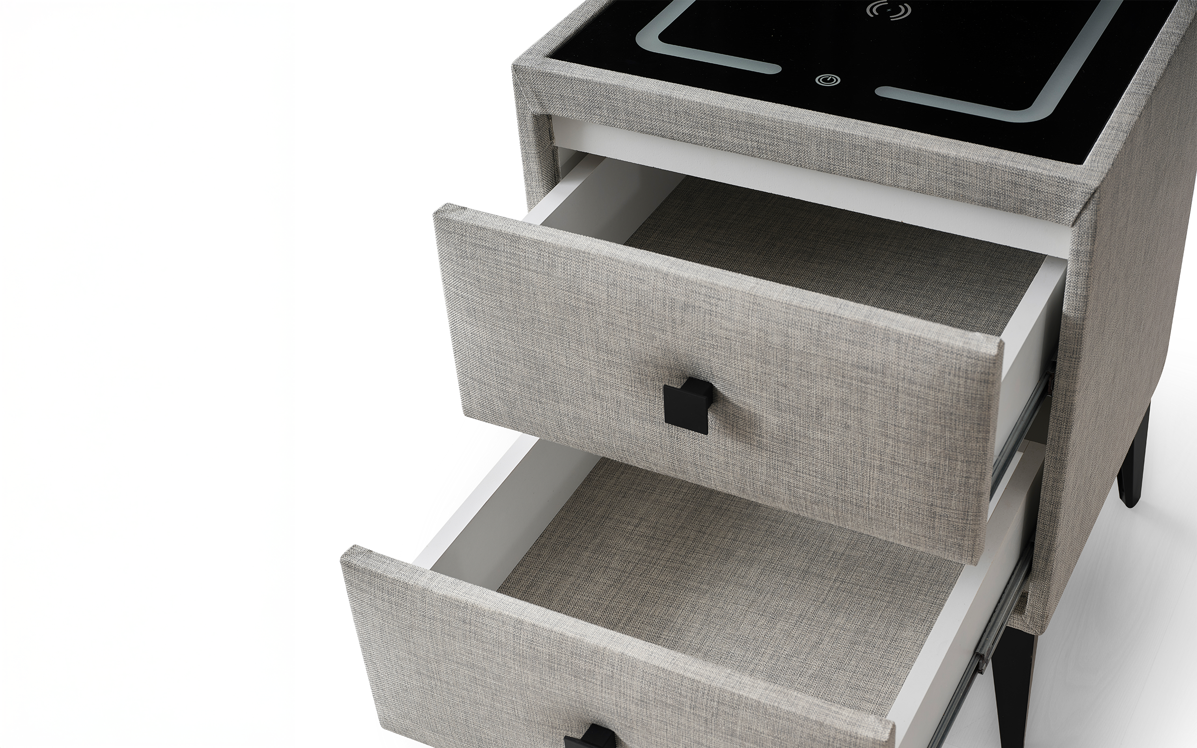 Nightstand Florence Smart, grey  3