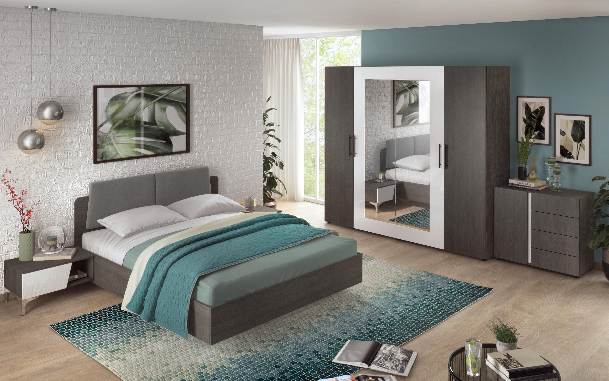 Dresser Adora, Anthracite oak + white gloss  4
