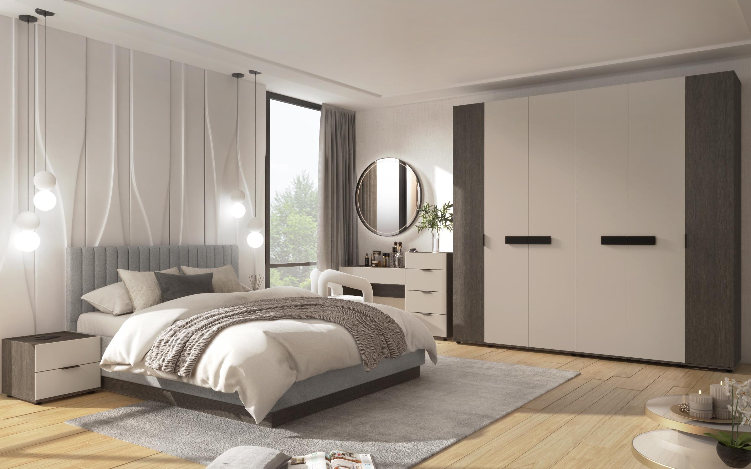 Nightstand Novela, Anthracite oak + cashmere  4