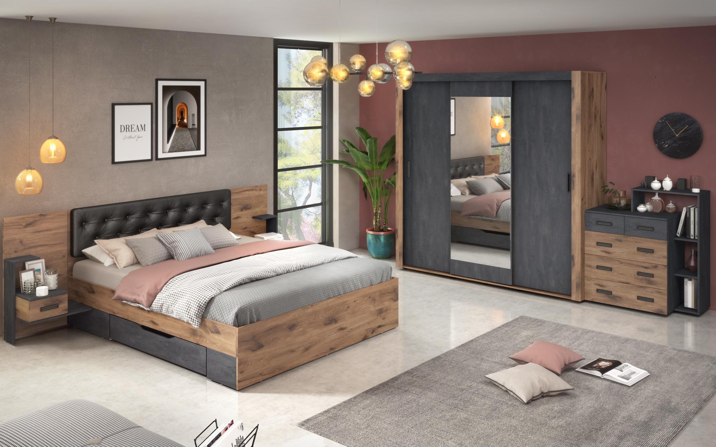 Dresser Sandero, dark Scandinavian oak + Magma  4