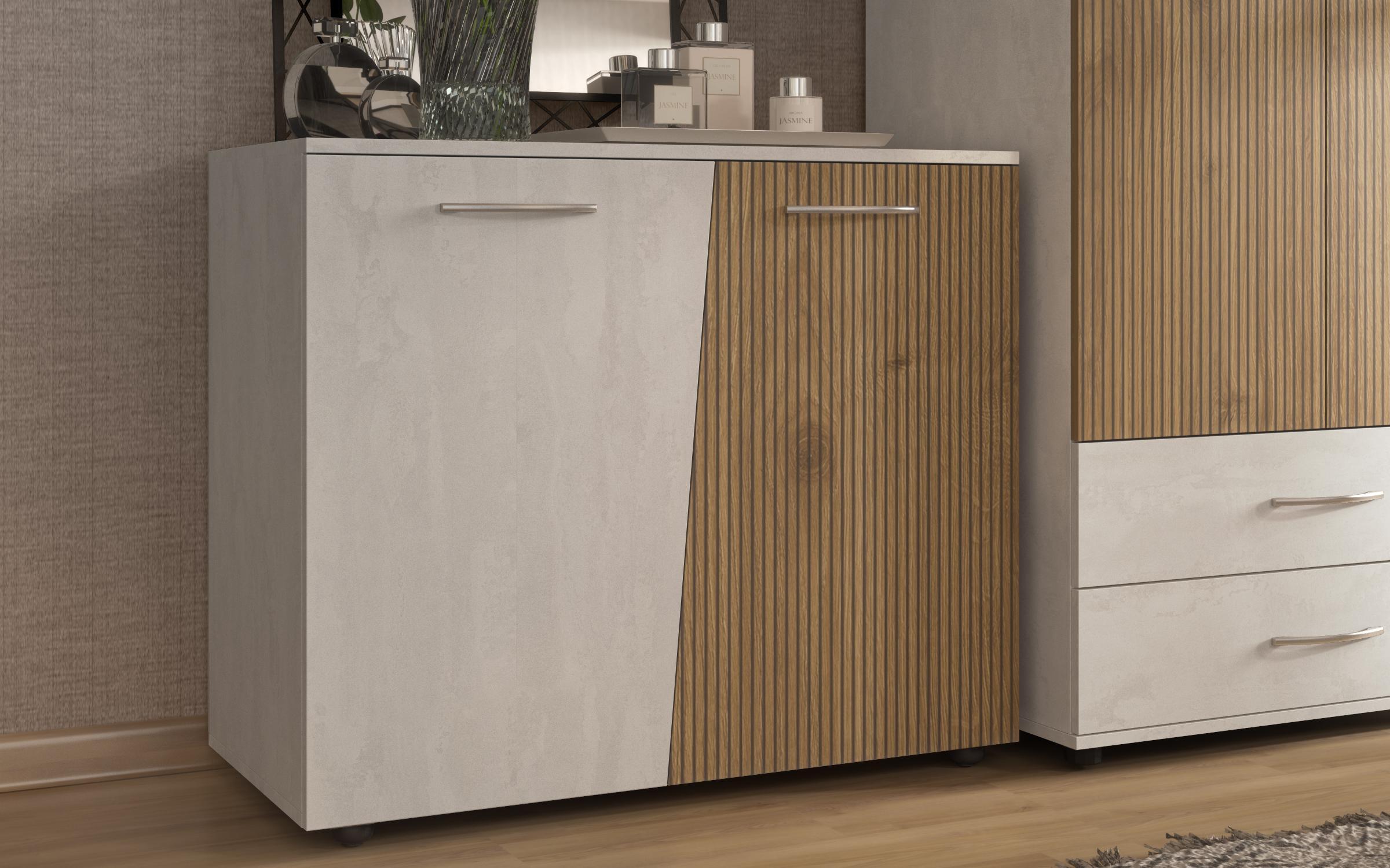 Bedroom furniture set for mattress 160/200 Semana, Silk + Cadiz  6