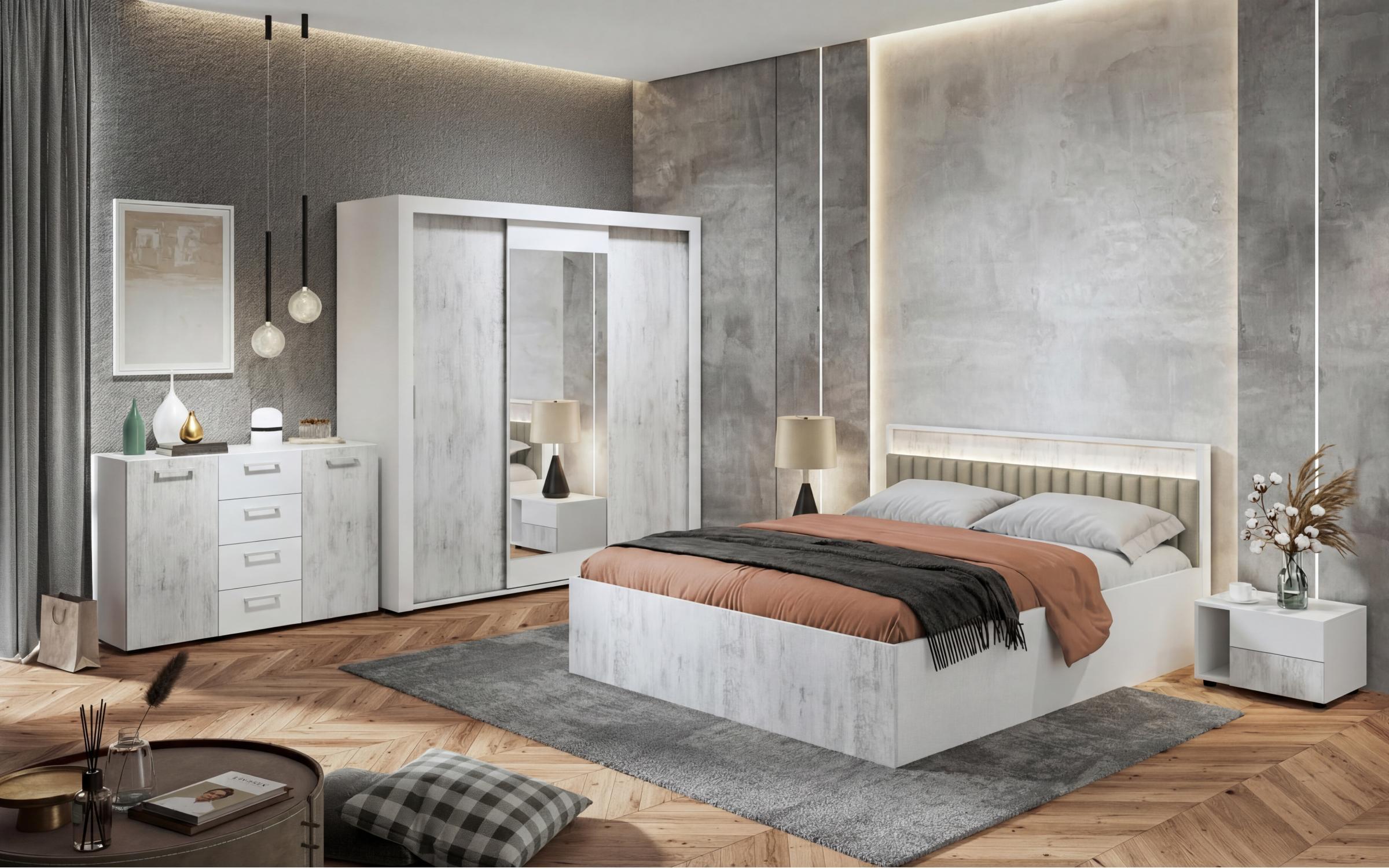 Dresser Balman, white + Antique oak  3