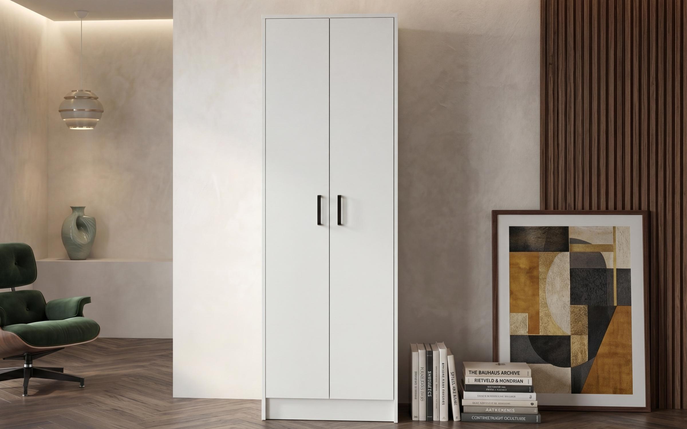 Double-winged wardrobe Sunset, white  3