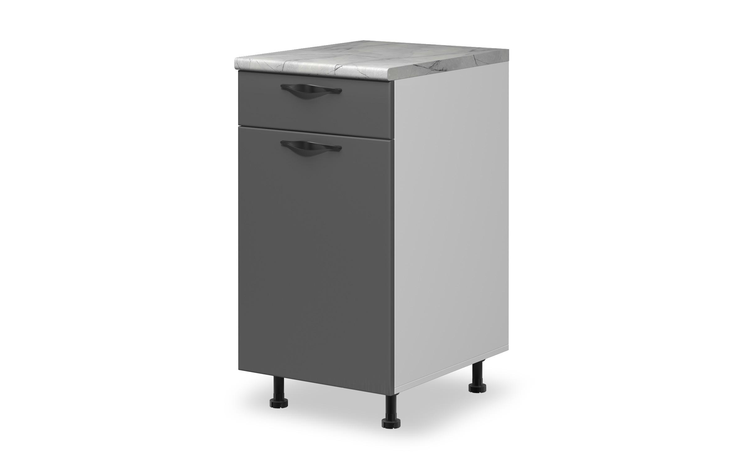 Kitchen cabinet Simon 12, anthracite matt  1