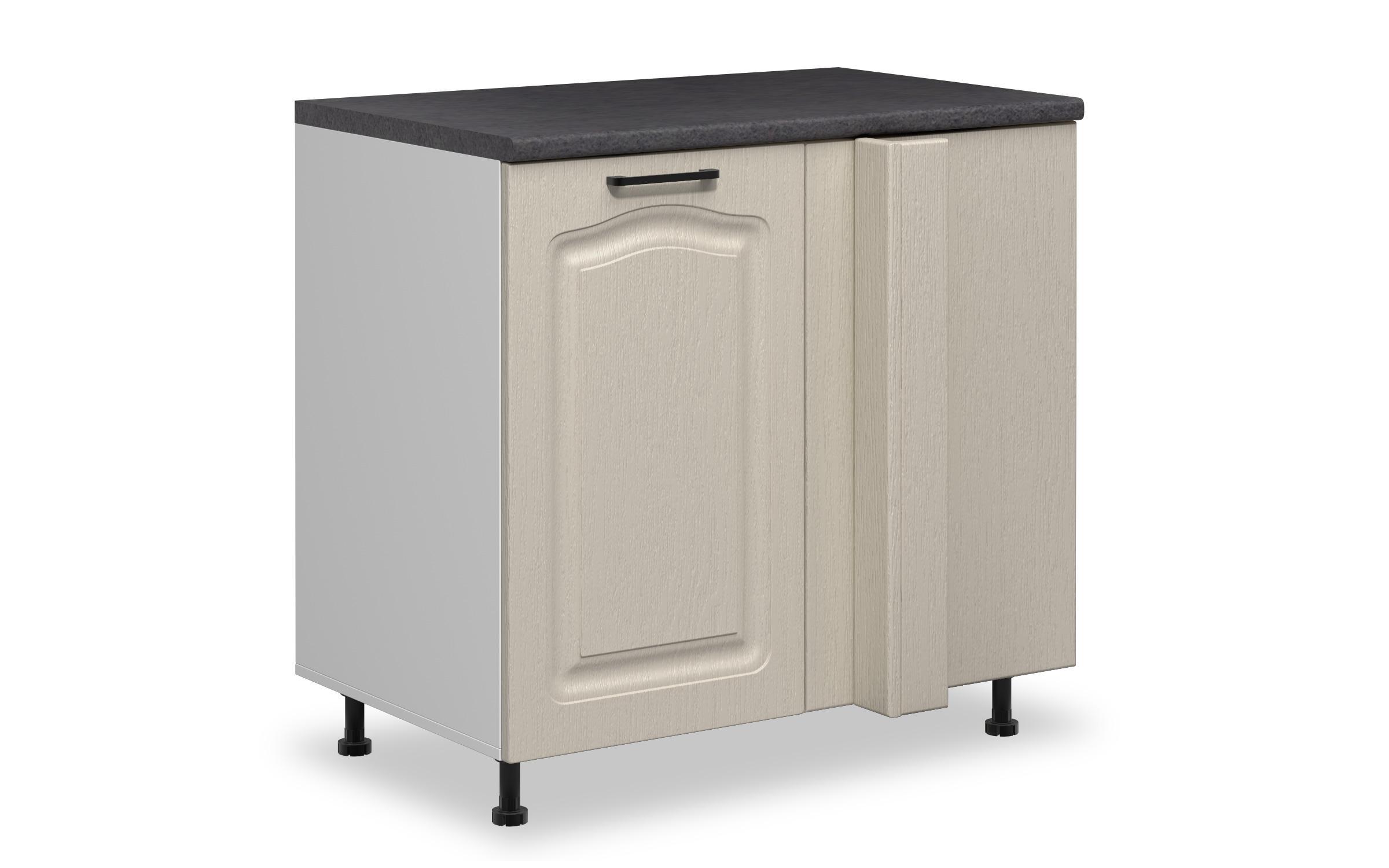 Kitchen cabinet Matis 17, corner right, Aspen Beige  1