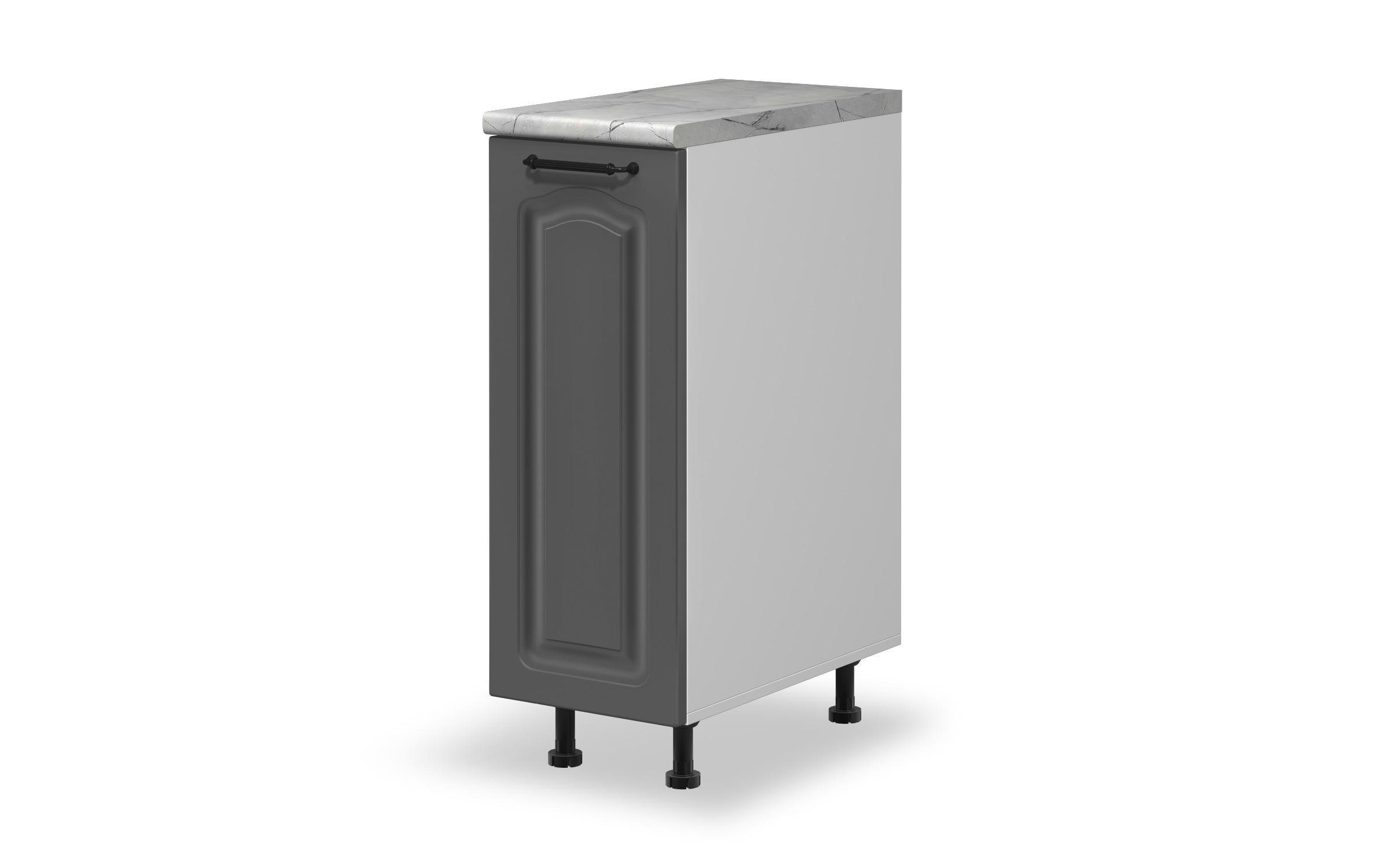 Kitchen cabinet Mathis 02 left, anthracite matt  1