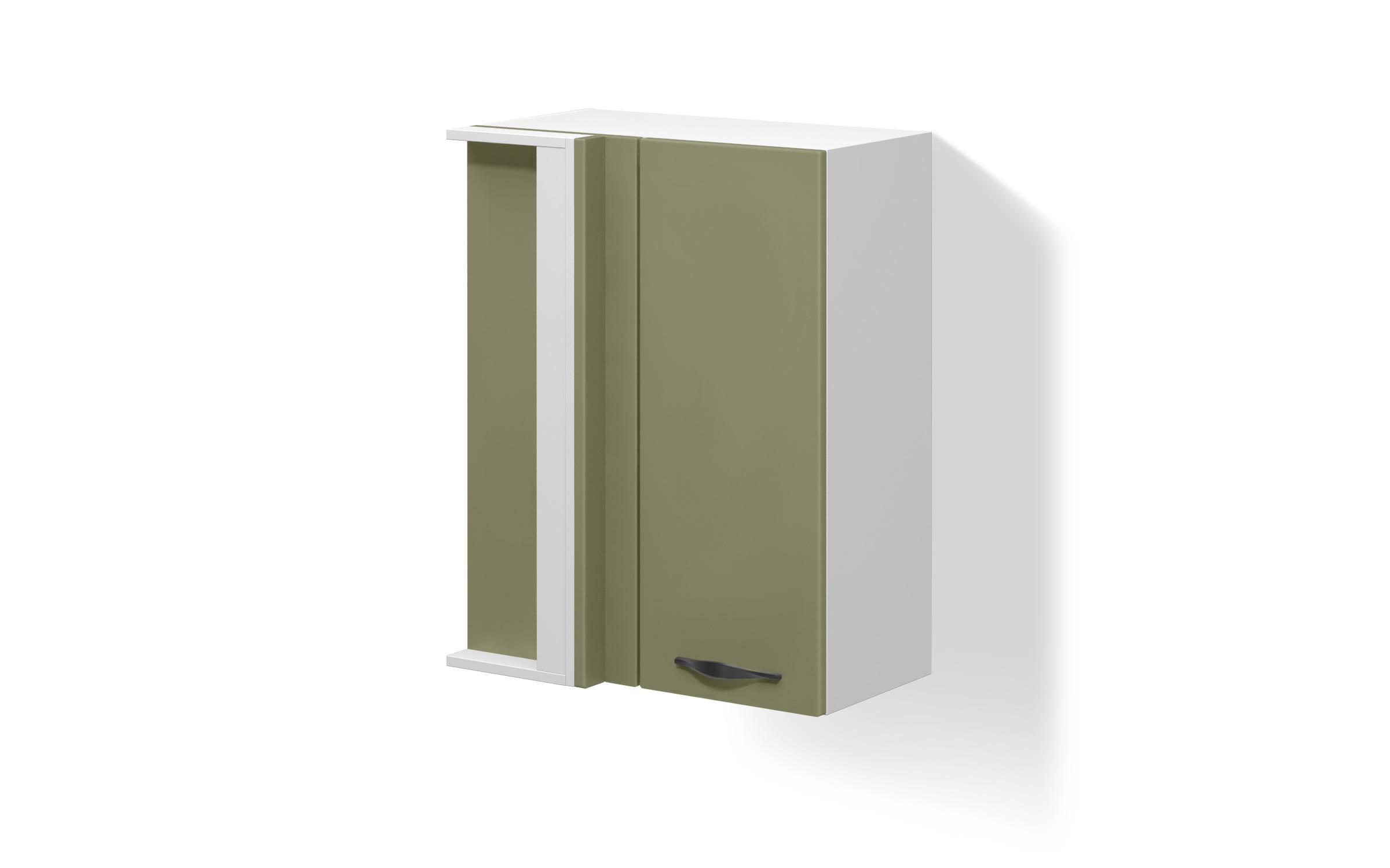 Kitchen corner cabinet Simon 26, olive  1