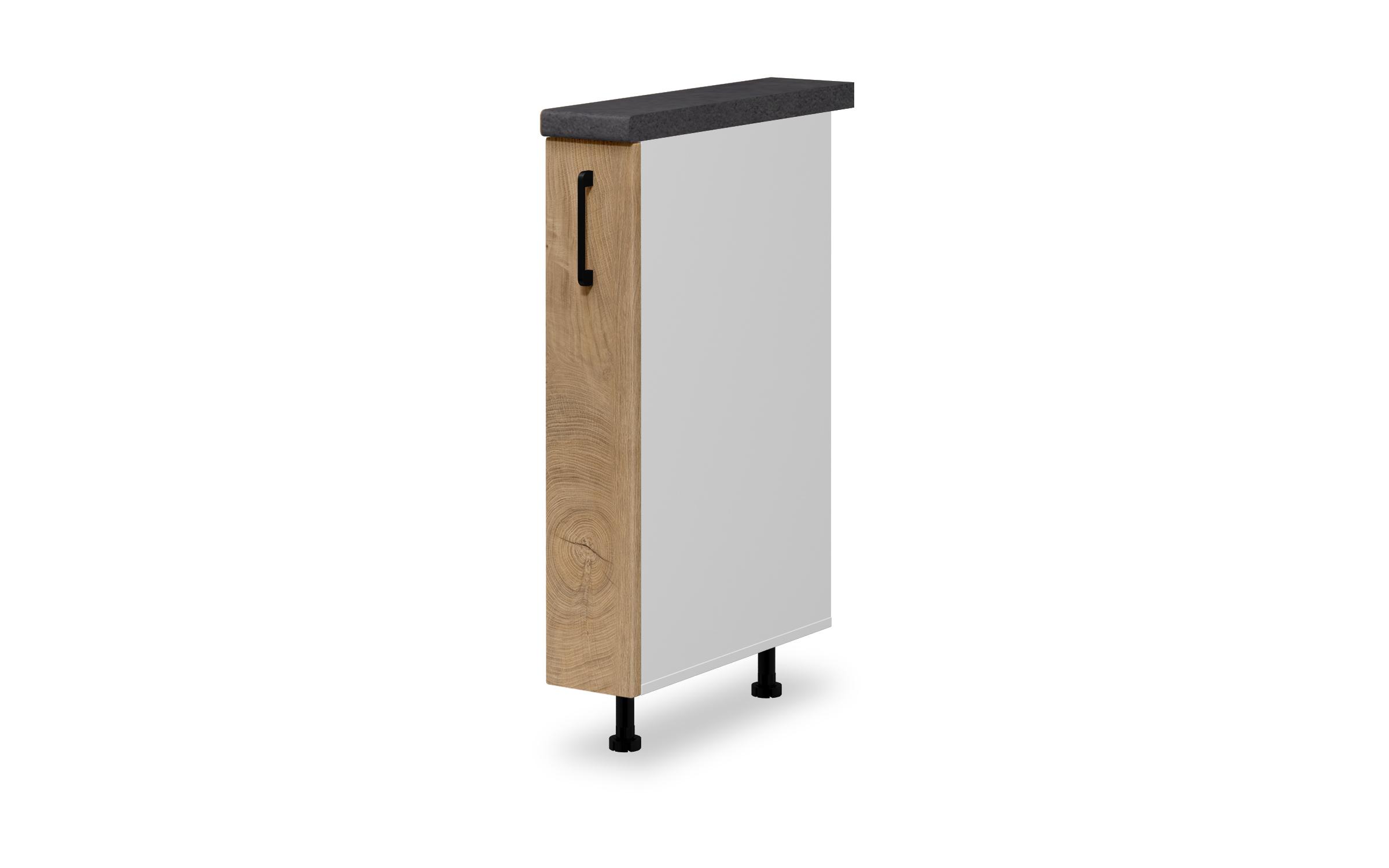 Kitchen pull-out bottle rack Hannah 29, Classic oak  1