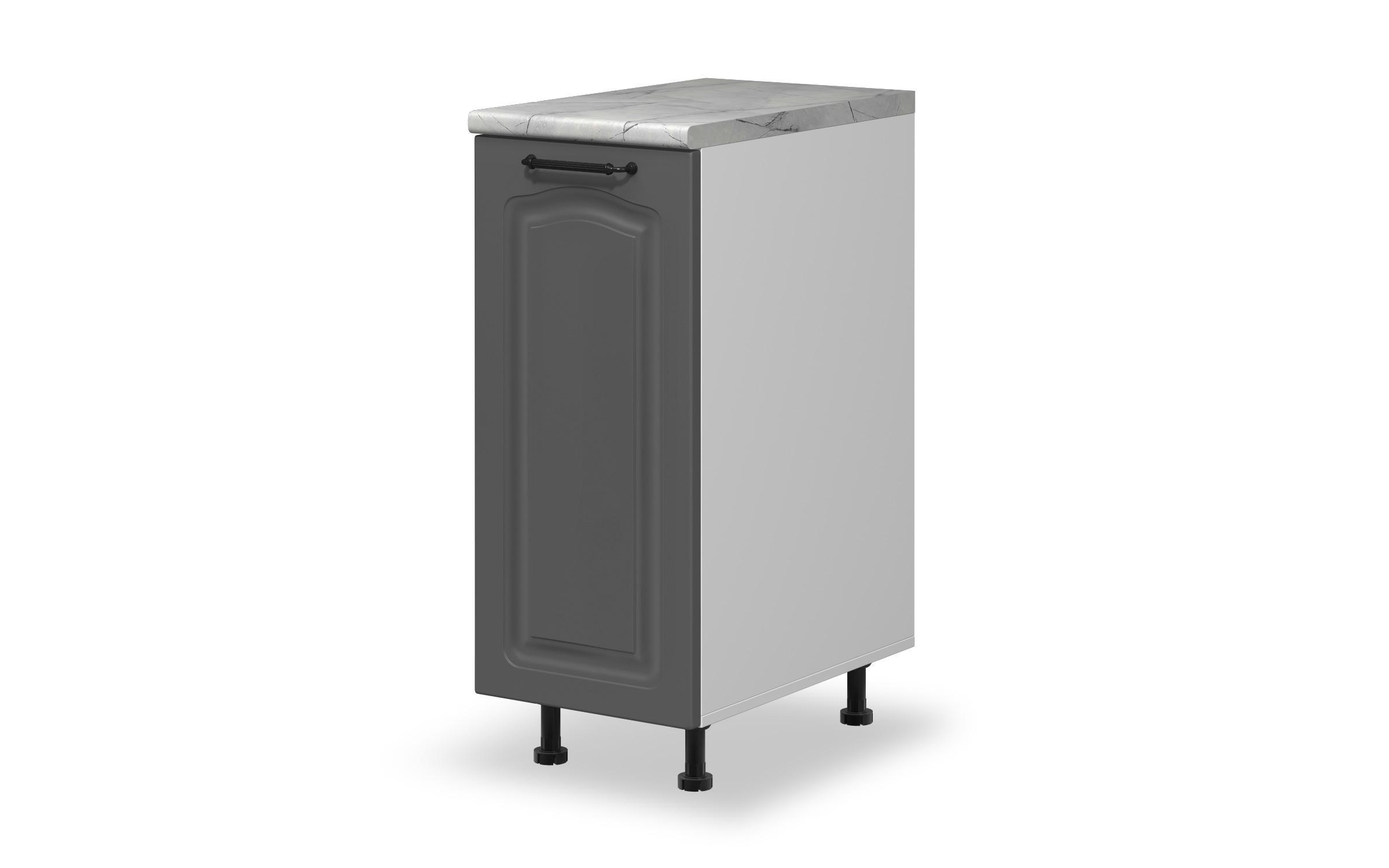 Kitchen cabinet Mathis 03 left, anthracite matt  1
