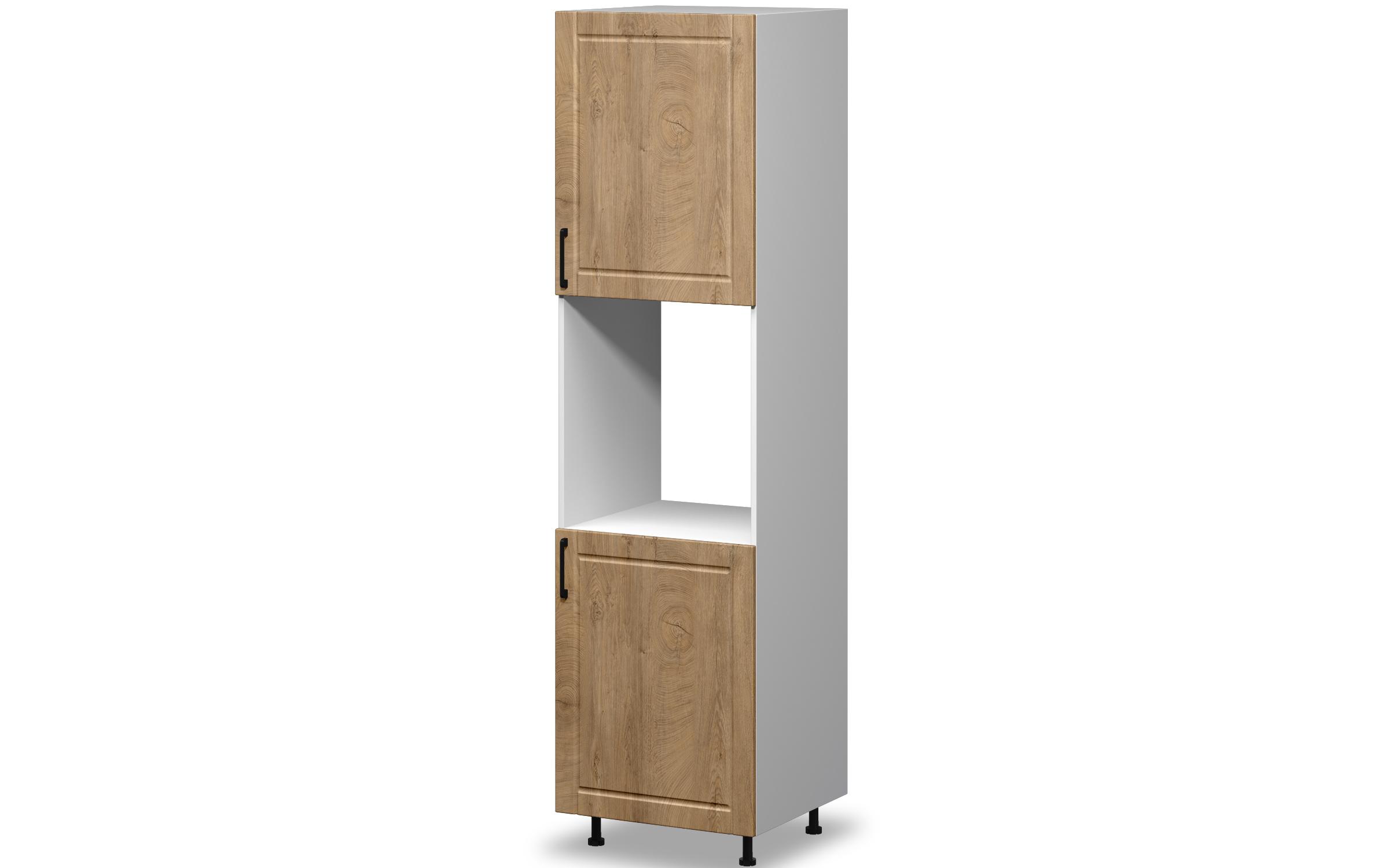 Column oven cabinet Hannah 39, Classic oak  1
