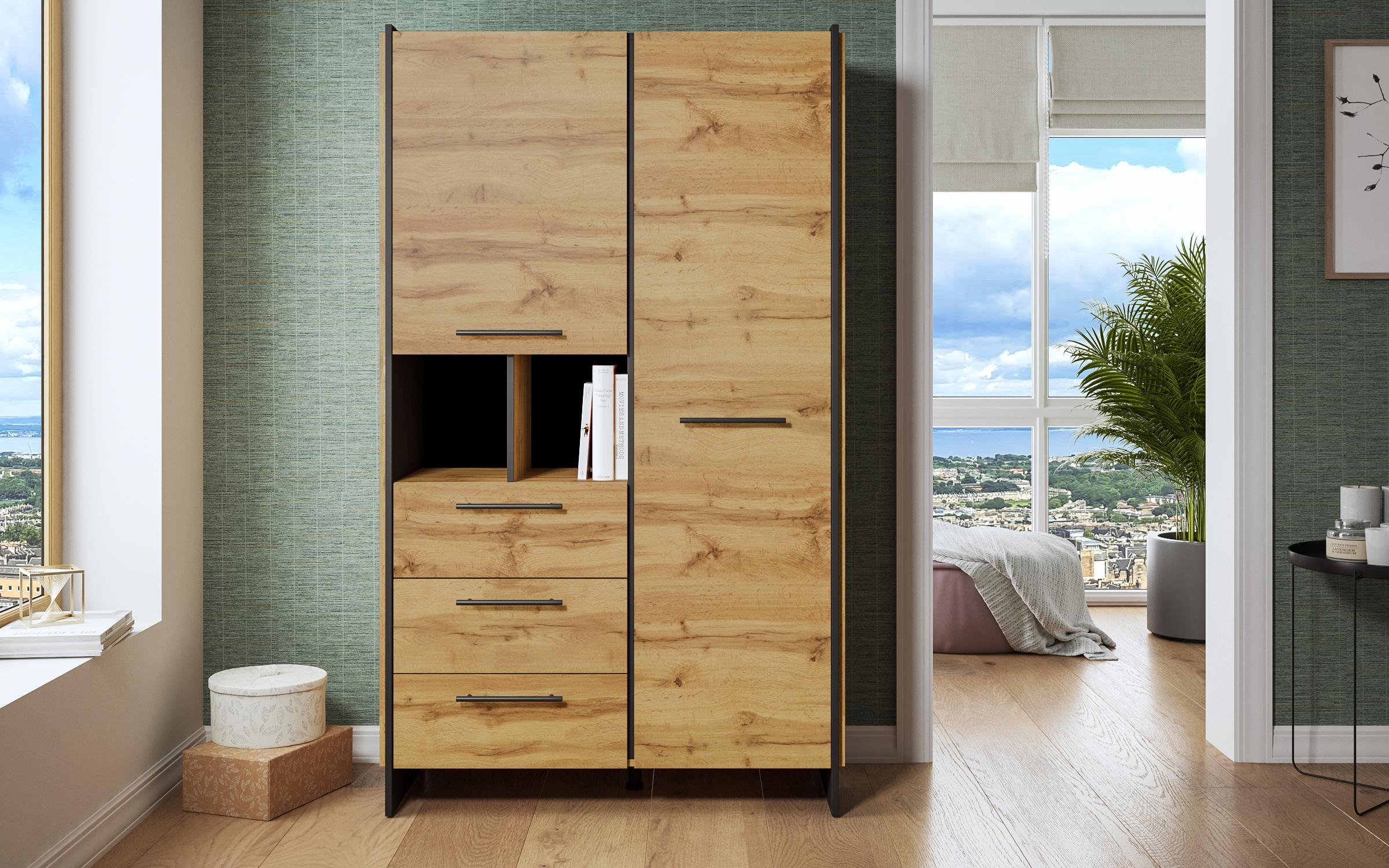 Cabinet Camino NP, Wotan oak + black  1