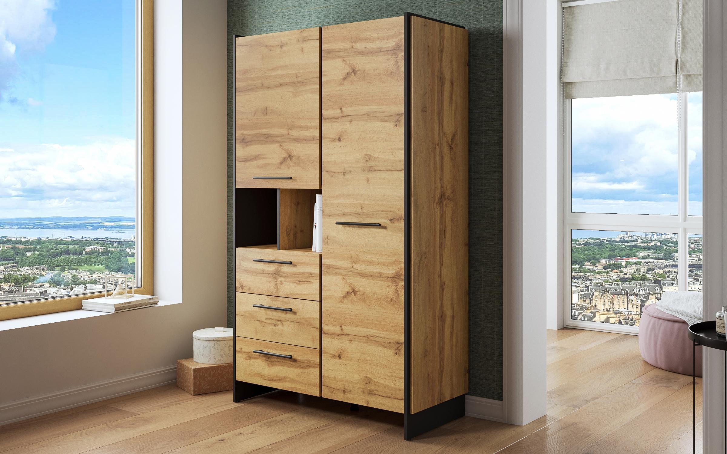 Cabinet Camino NP, Wotan oak + black  3