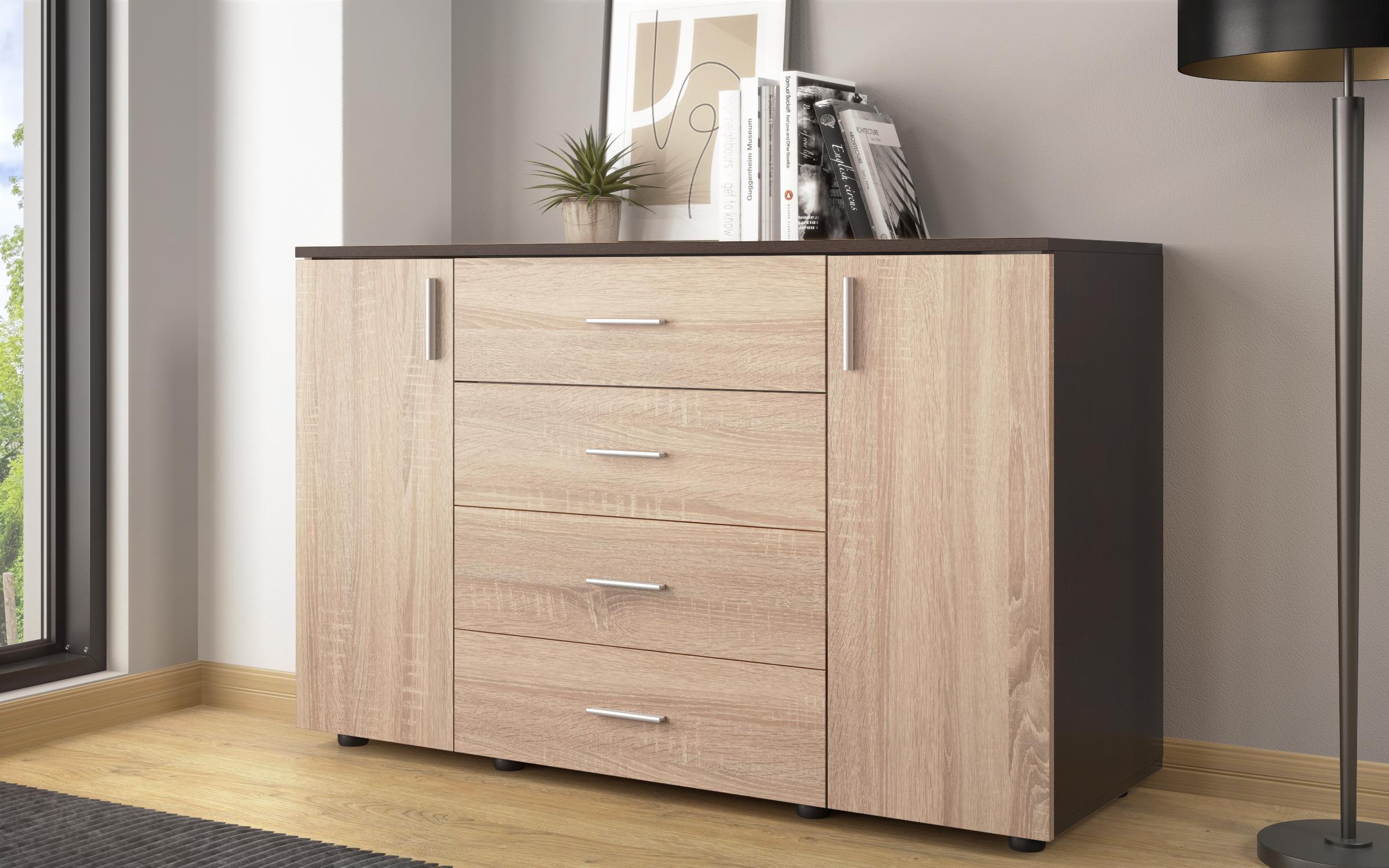Dresser Lenny, Wenge + Sonoma oak  1