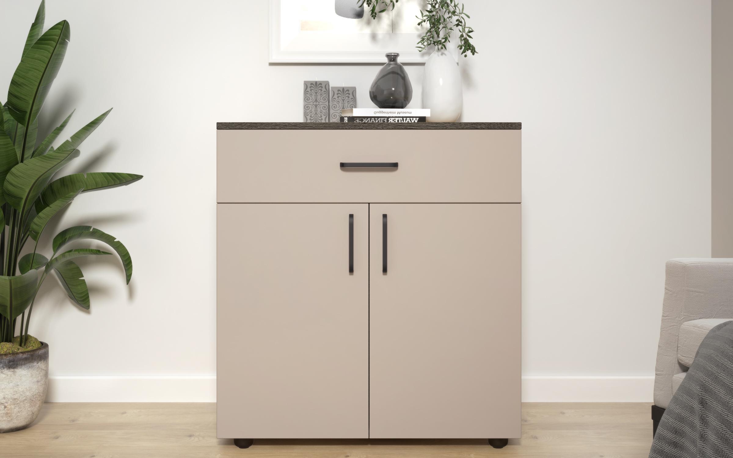 Dresser Mars-L, cashmere + Anthracite oak  3