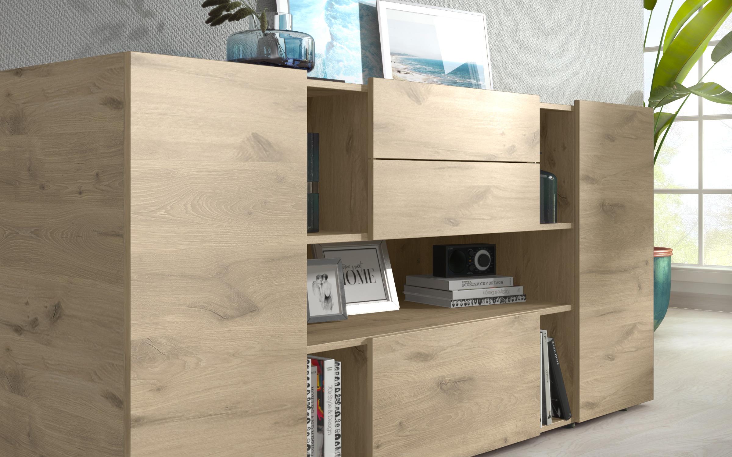 Dresser Modigliani B, light Scandinavian oak  3