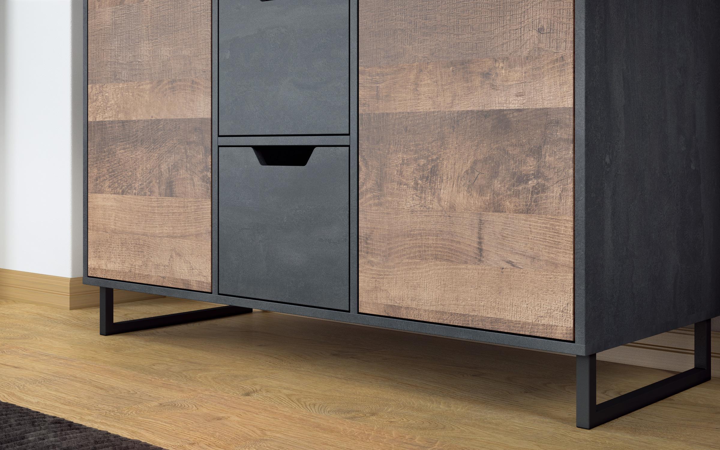 Dresser Secret II, Magma + Colonial oak  4