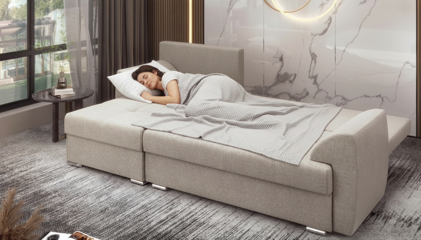 Extendable corner sofa Interio, beige  4