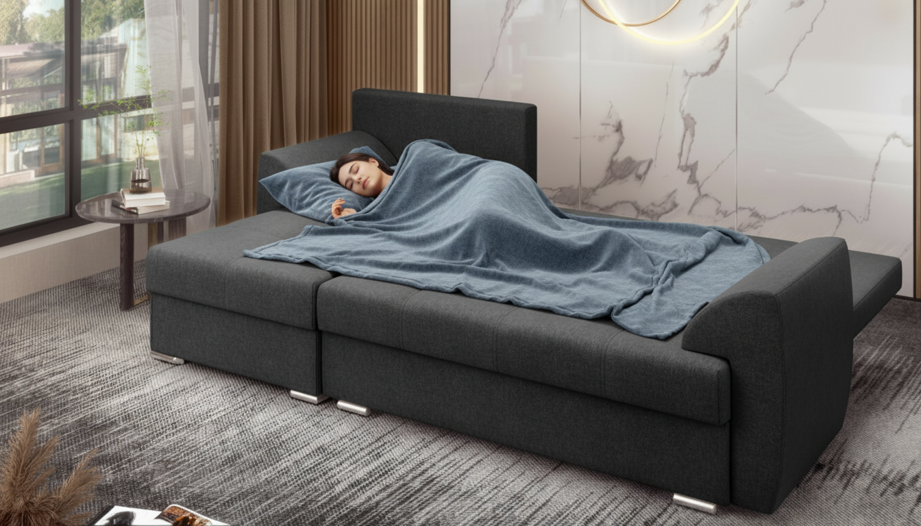 Extendable corner sofa Interio, dark grey  4