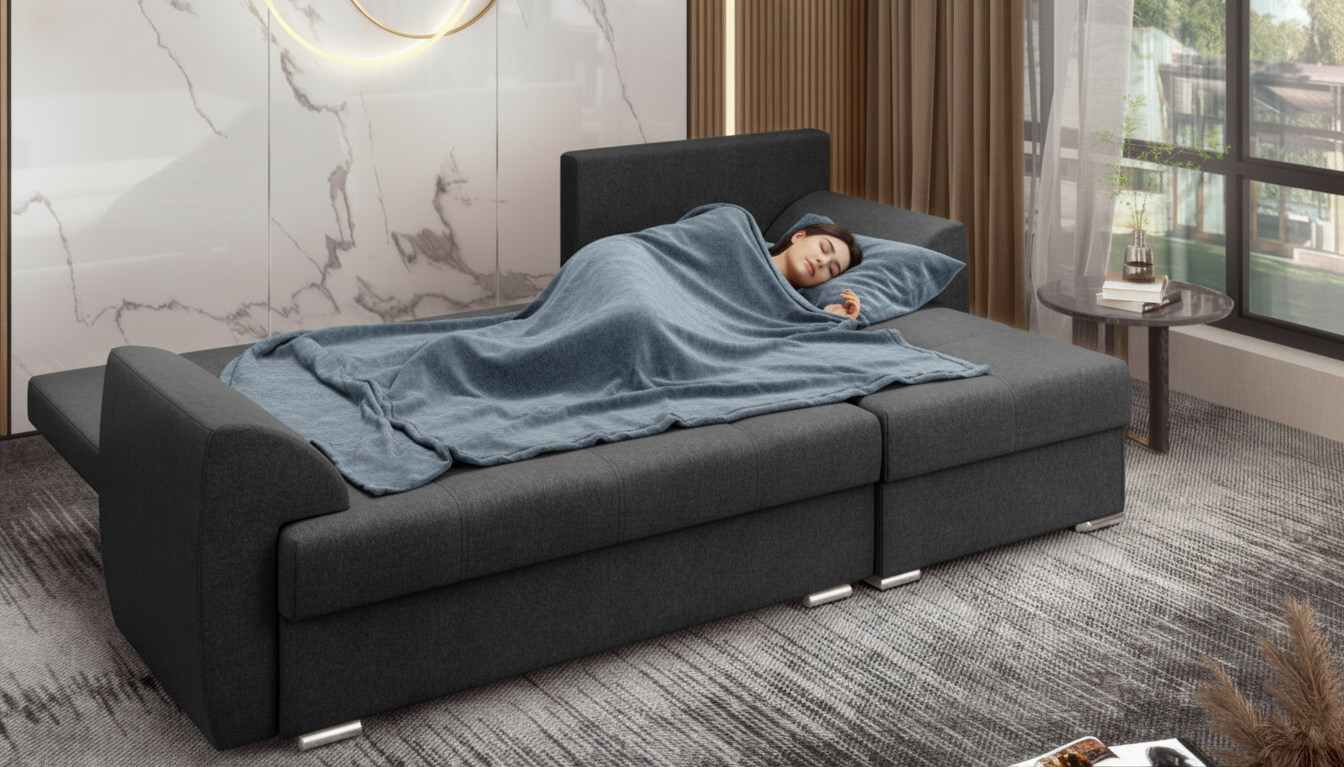 Extendable corner sofa Interio, dark grey  4