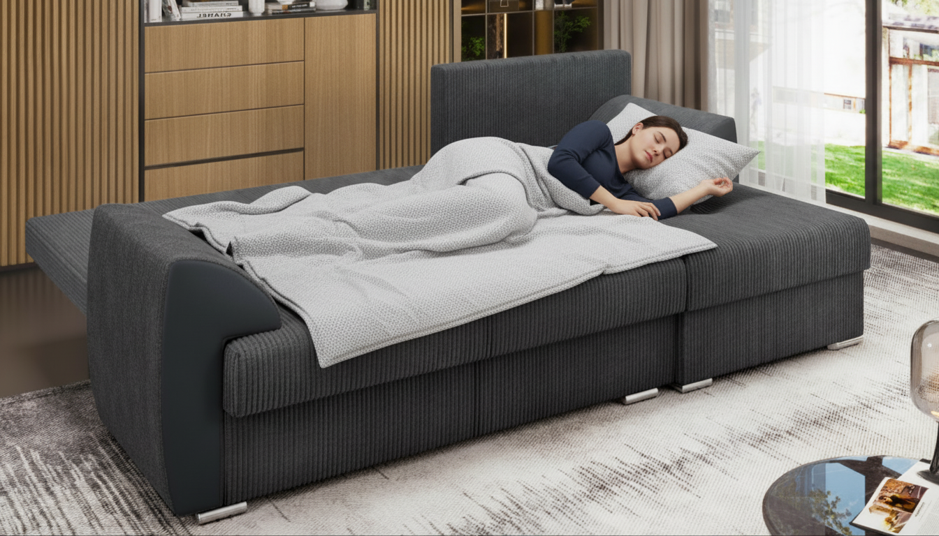 Extendable corner sofa Nord, grey  5