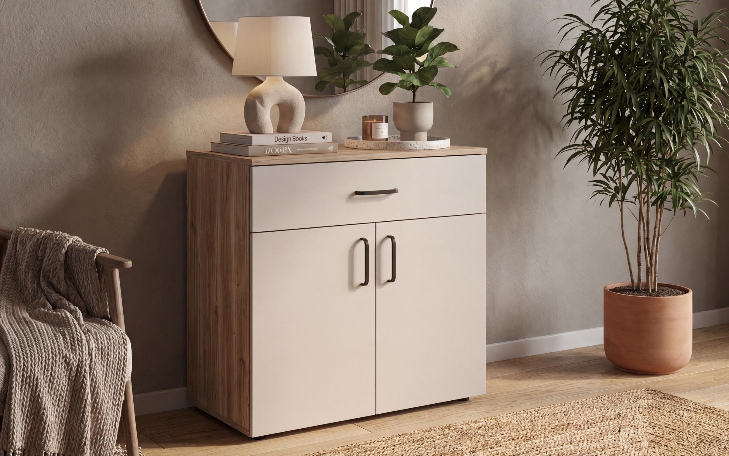 Dresser Space B, cashmere + honey Castello oak  1