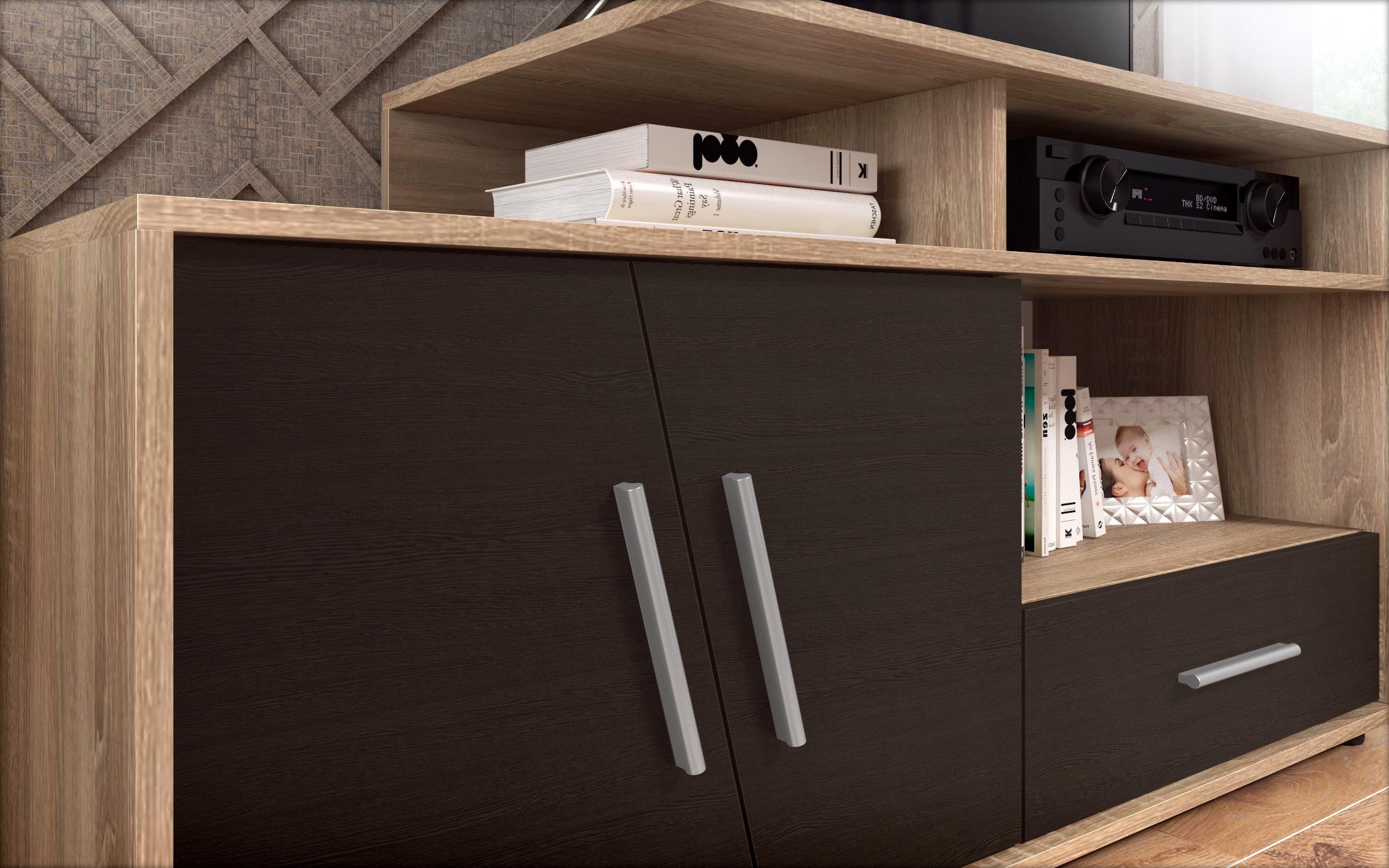 TV cabinet Enzo, Sonoma oak + Wenge  4