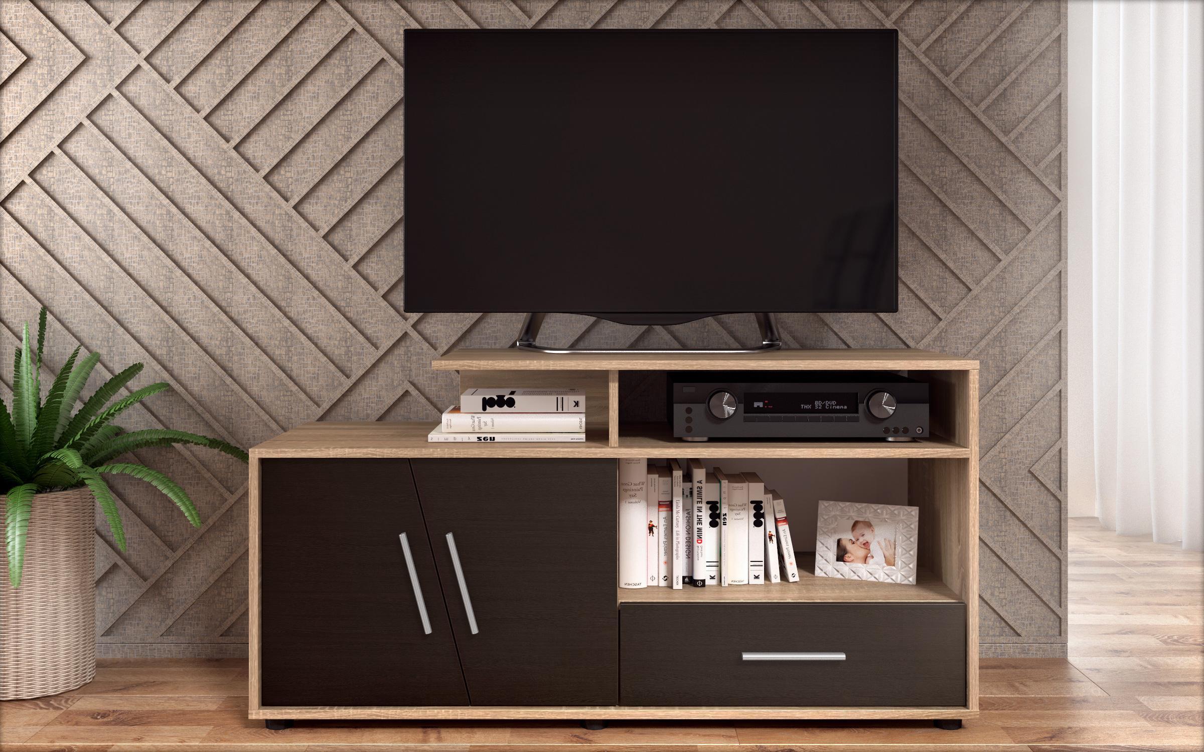 TV cabinet Enzo, Sonoma oak + Wenge  3