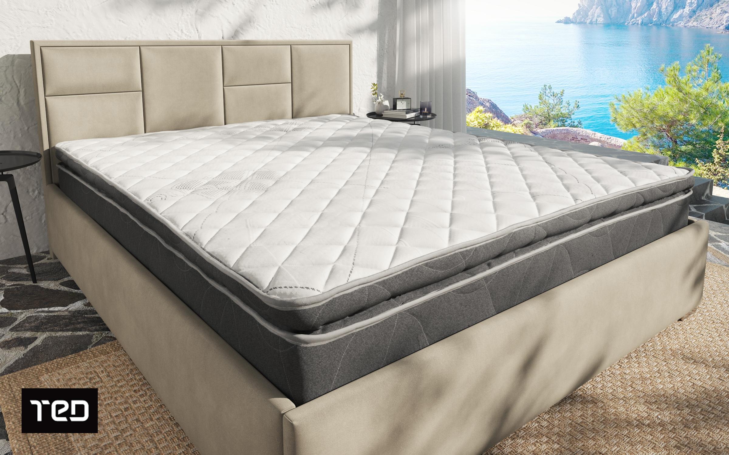 Mattress Premium Grey, two-sided 140/200,   1